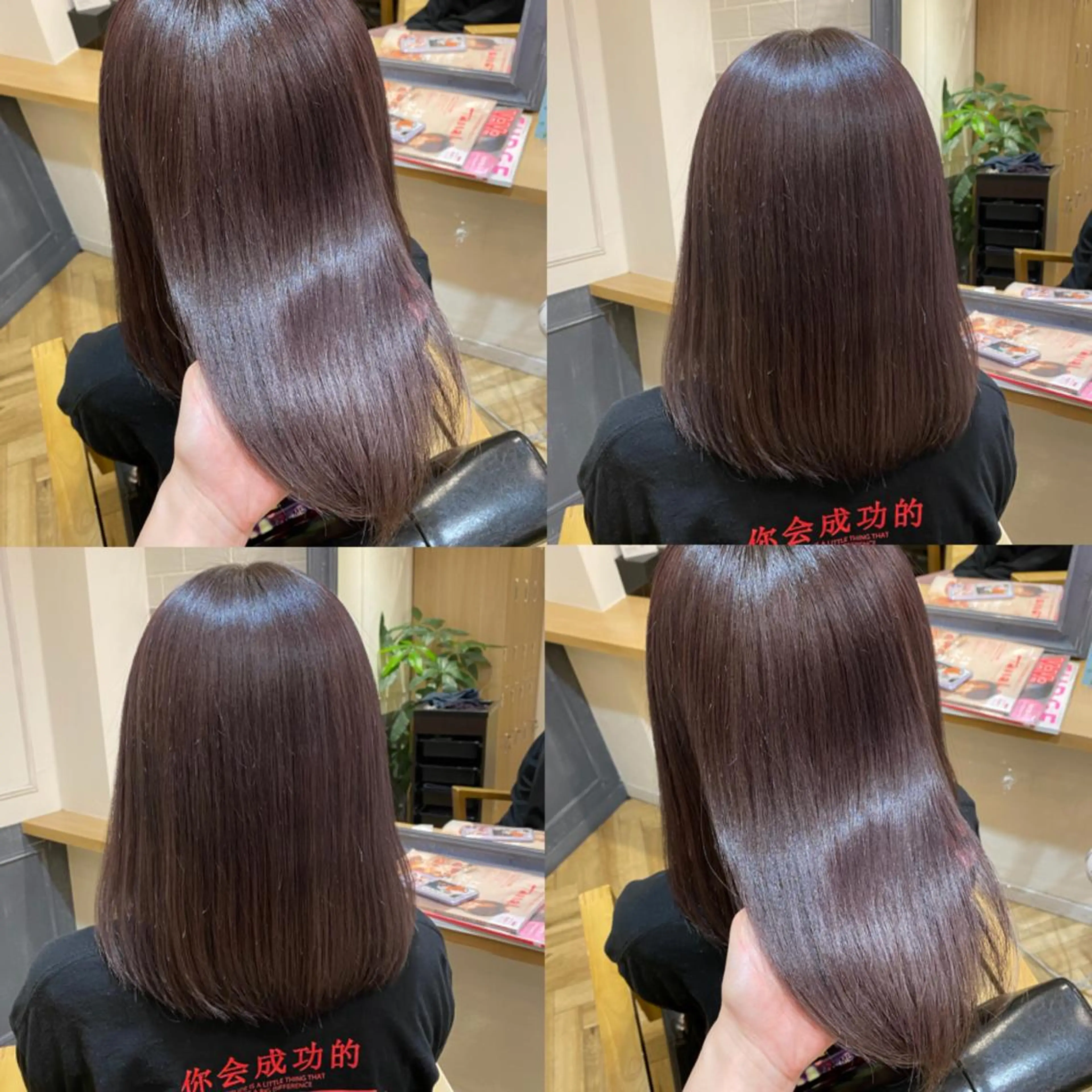 ミディアム カラー ブリーチ 艶カラー/韓国顔周り 🎀mamiのヘアスタイル