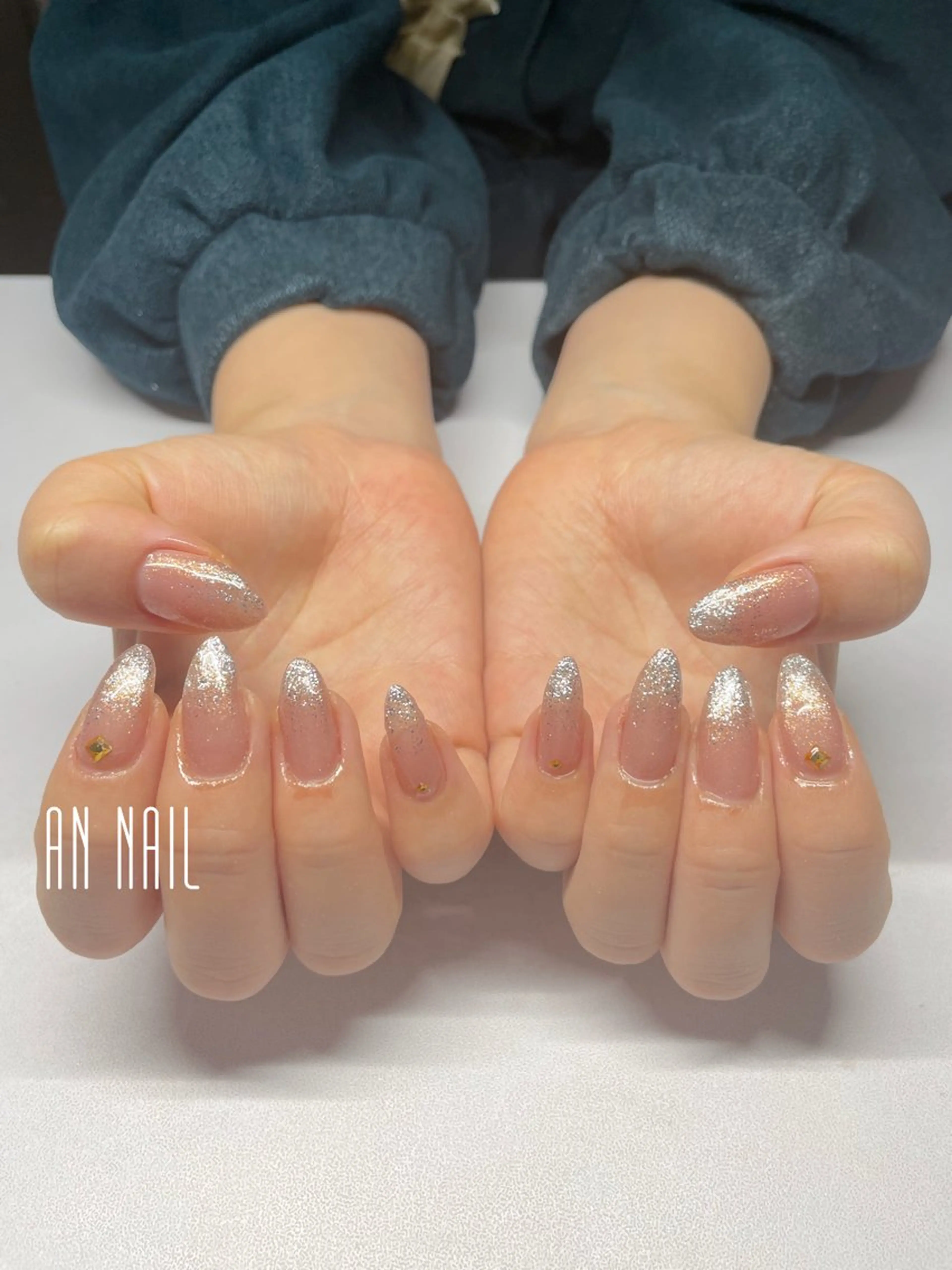 ネイル グラデーション 春ネイル ハンドネイル AN Nailのネイルデザイン