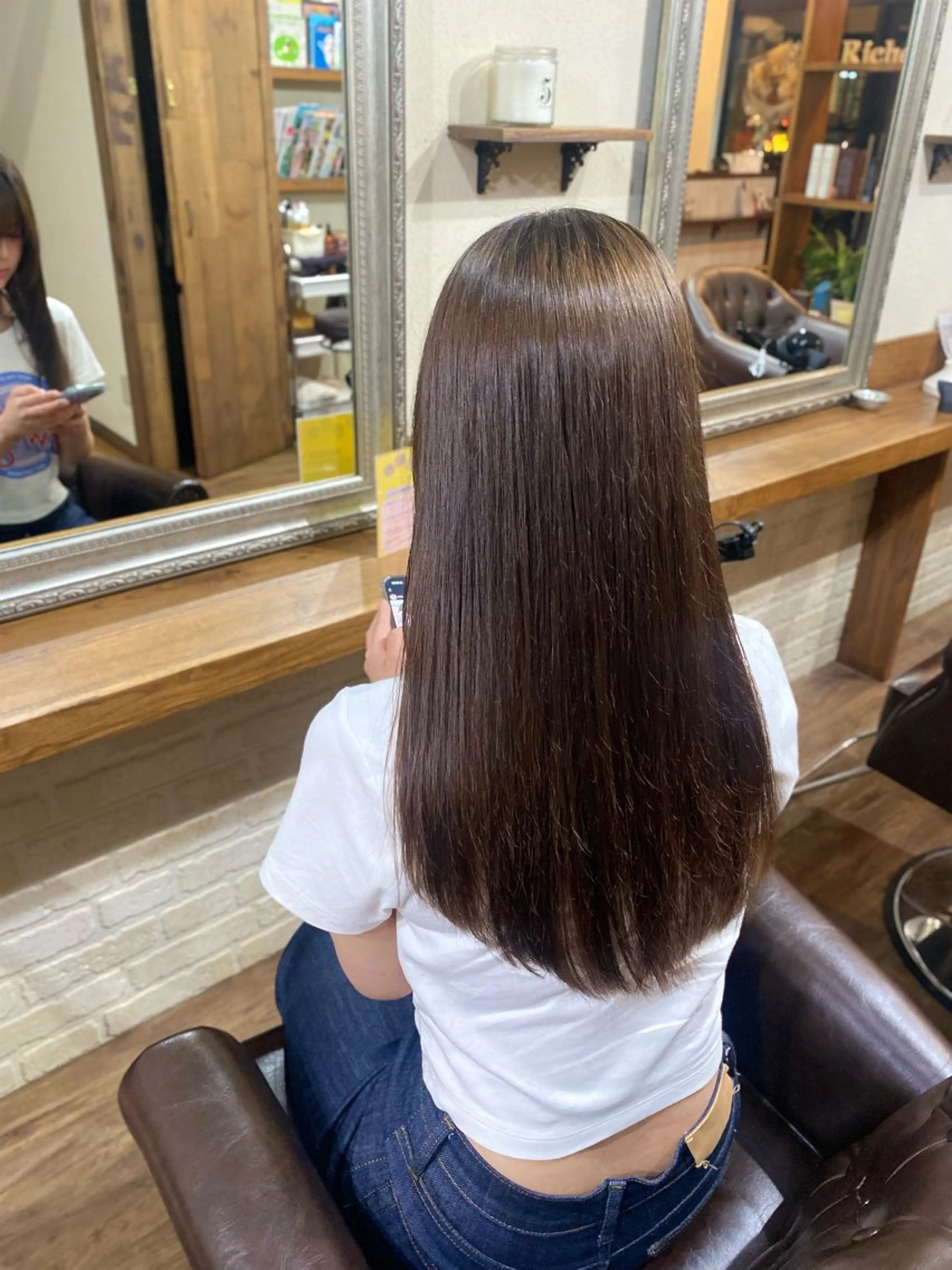 ロング ヘアカラー Hair & Eyelash Riche所属・肥田 夕蘭のヘアスタイル