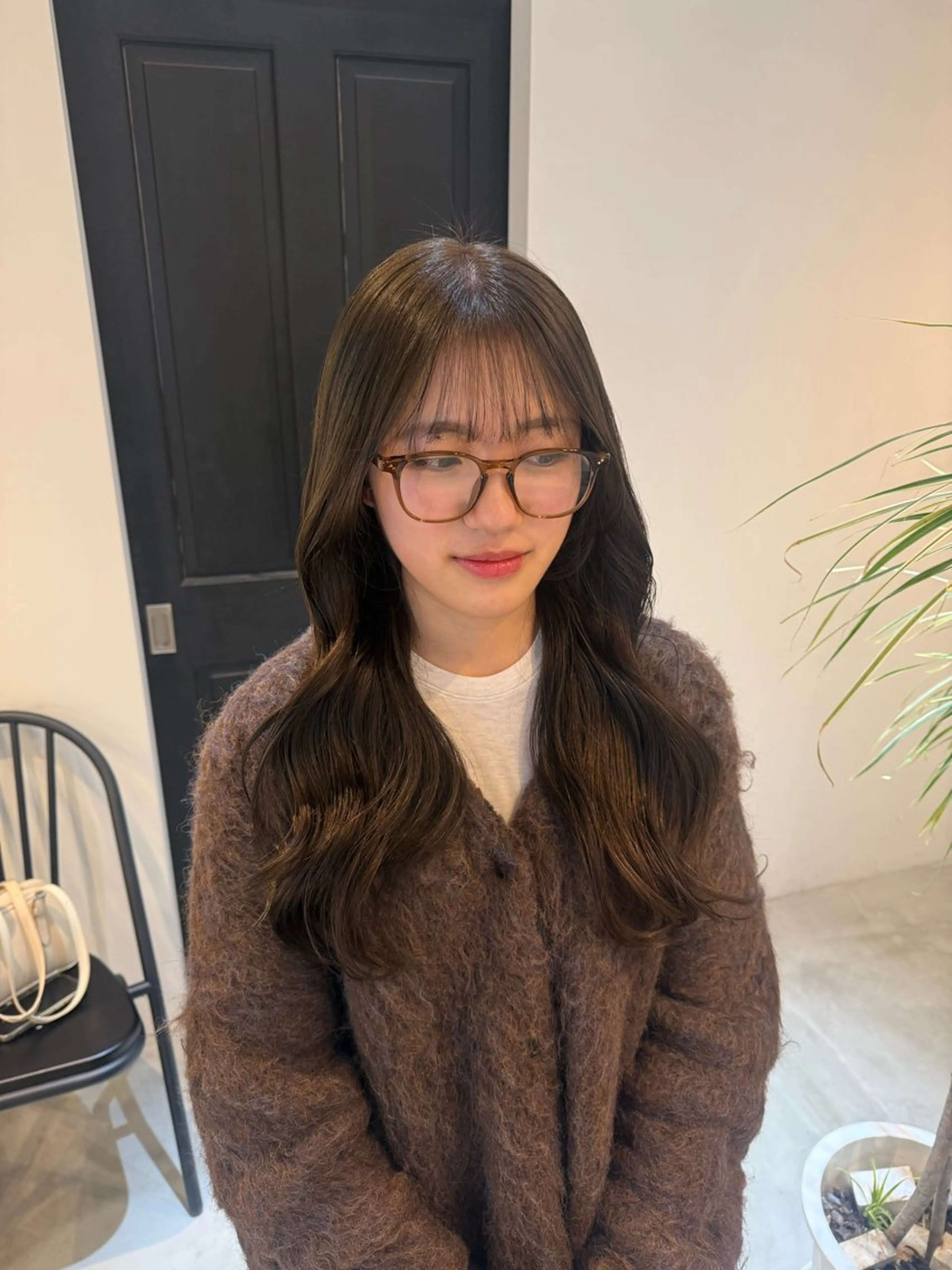 セミロング カット ヘアカラー トリートメント ALLYS 渋谷店所属・最高級の艶のある カラーmei🎨のヘアスタイル