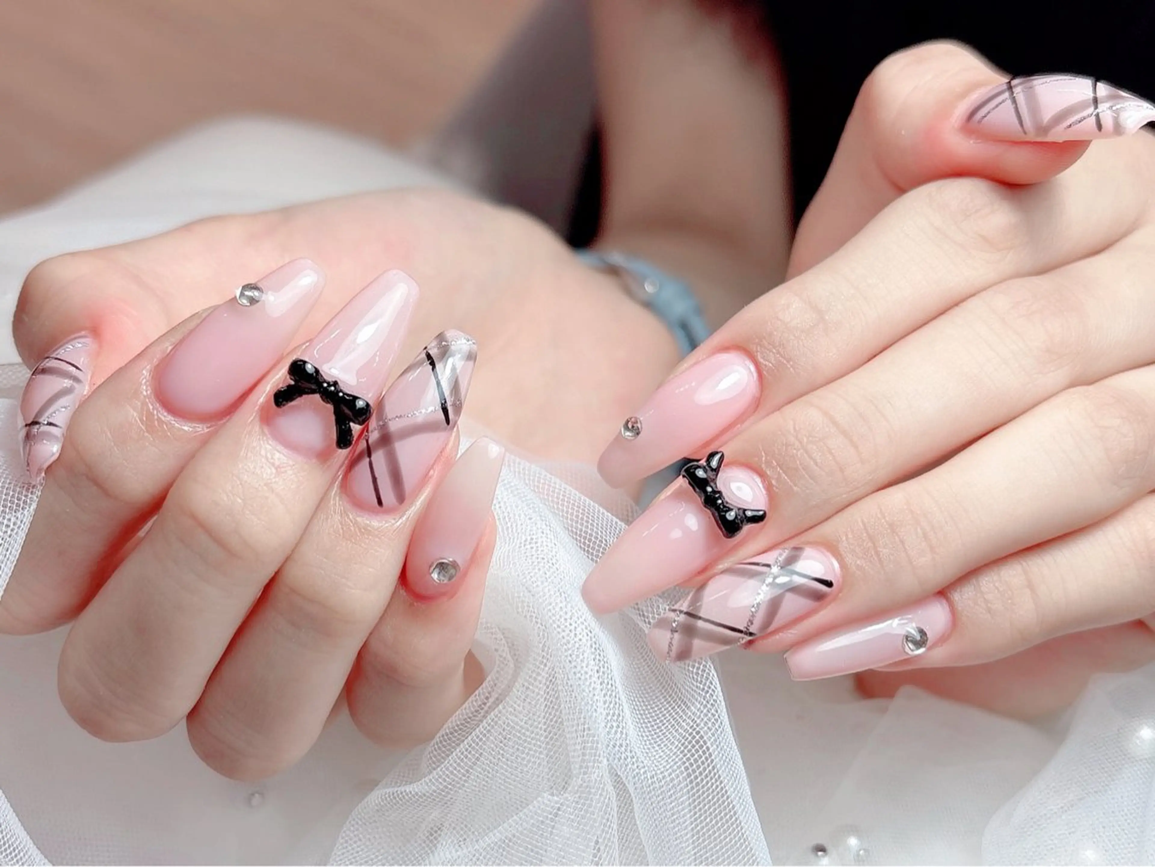 持ち込みシンプルデザイン120分アート6本まで(パーツ🆗)💅💕フィルイン対応ソフトジェルオフ込みの写真