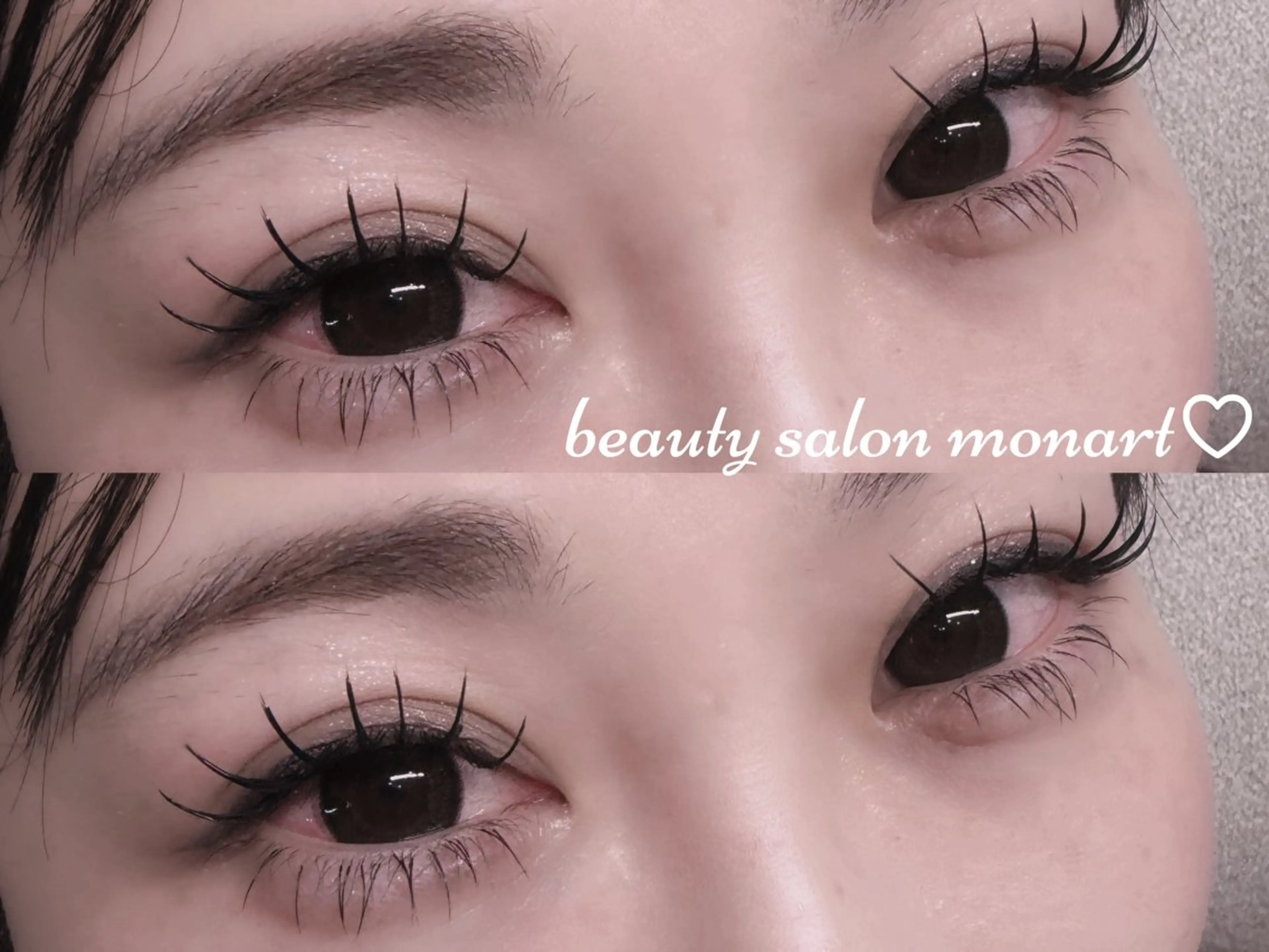 マツエク・マツパ マツエク monart kurehaのマツエク・マツパデザイン