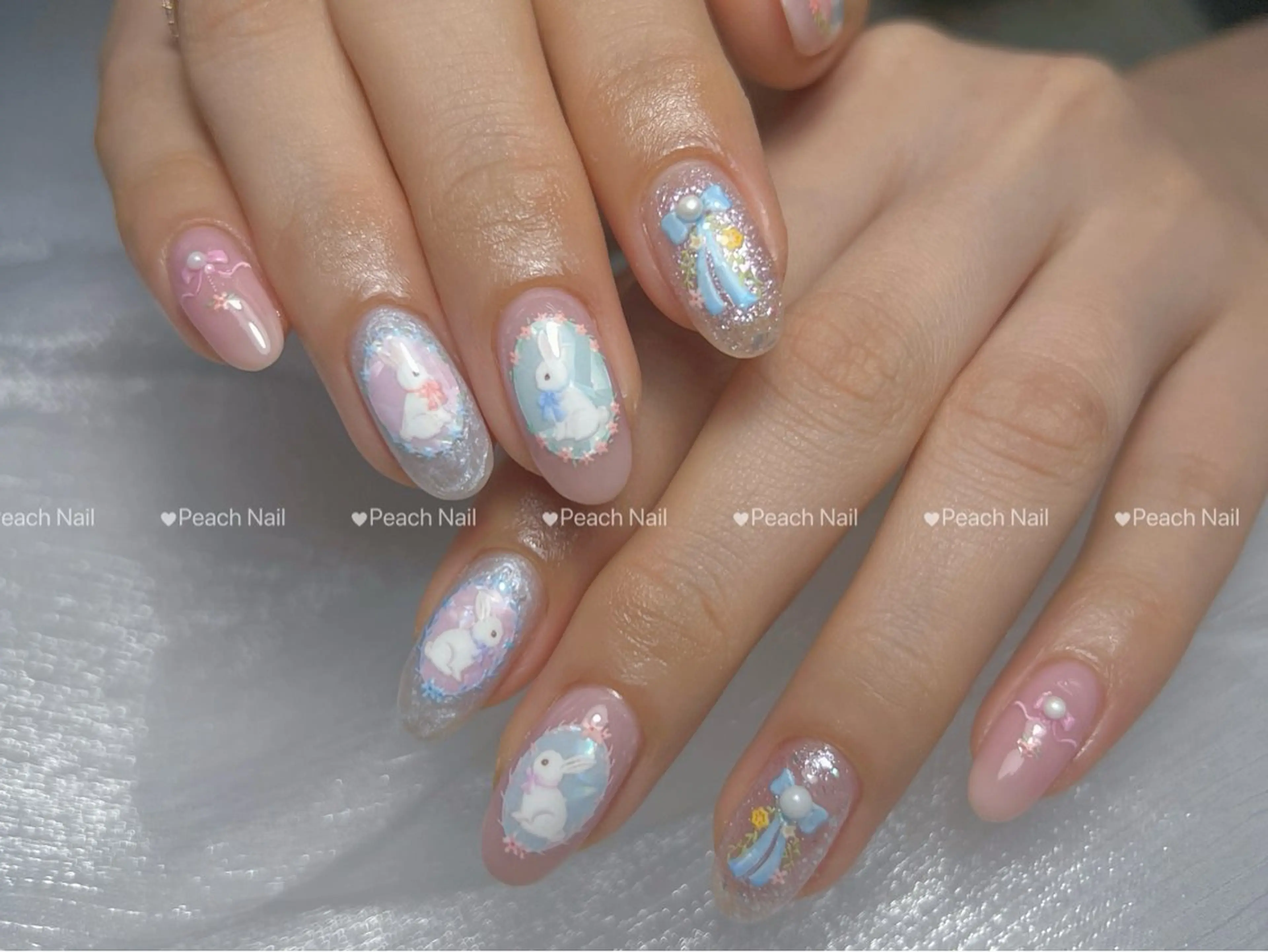 ショート ハンドネイル PeachNail 大塚店のネイルデザイン