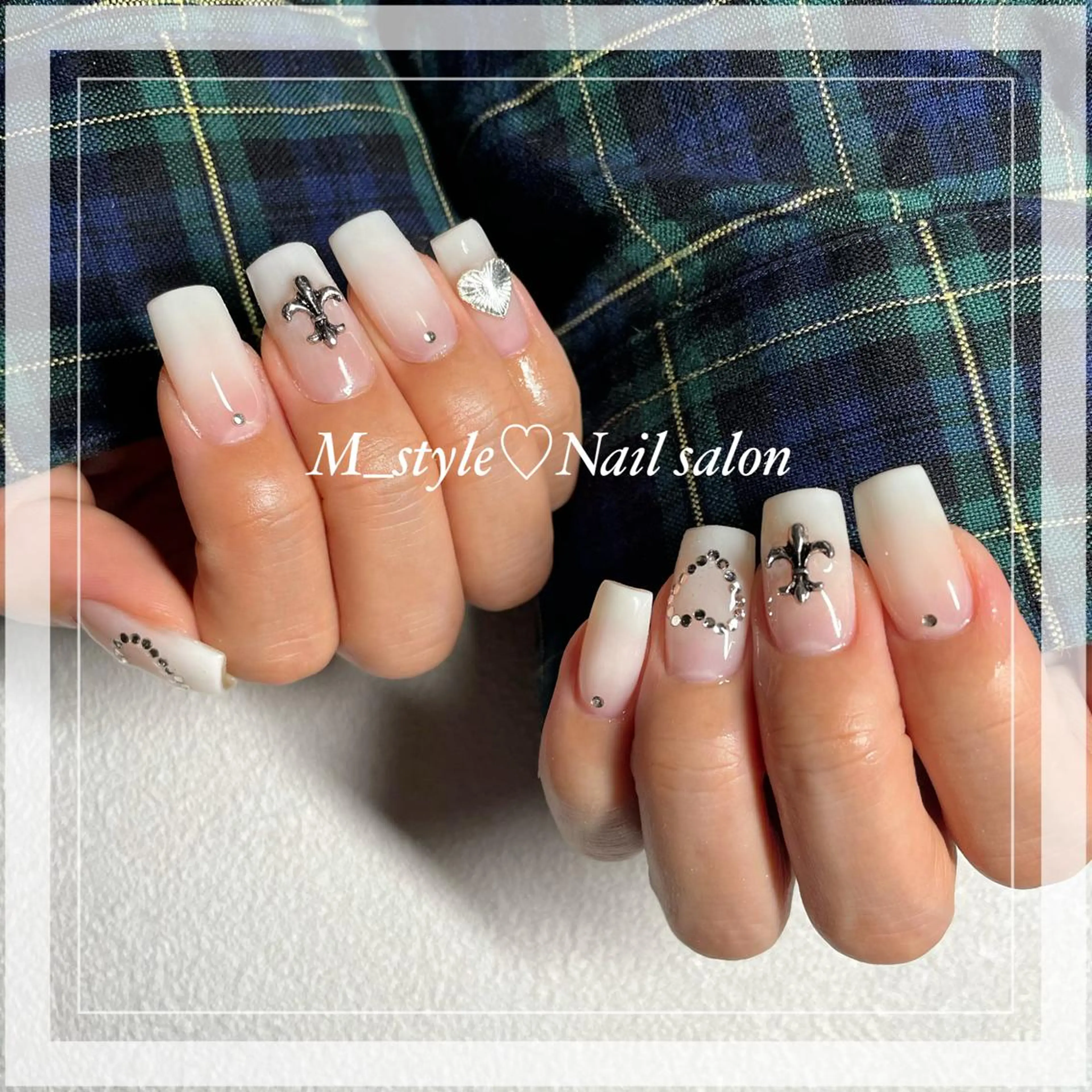 セミロング ネイル 下妻市ﾈｲﾙｻﾛﾝ M_styleのネイルデザイン