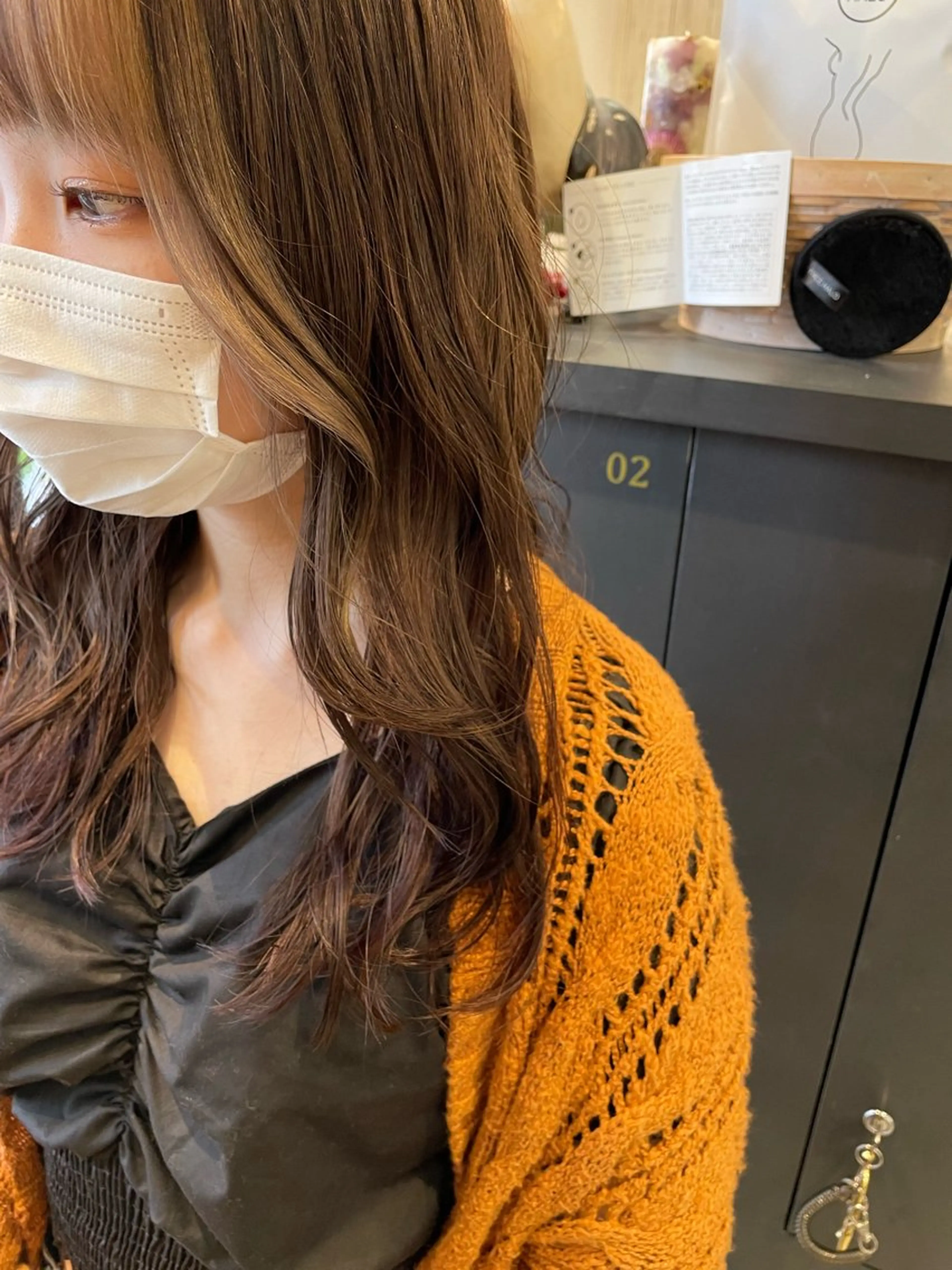 【韓国風🇰🇷】レイヤーカット＋イルミナカラー（土日祝¥10120）の写真