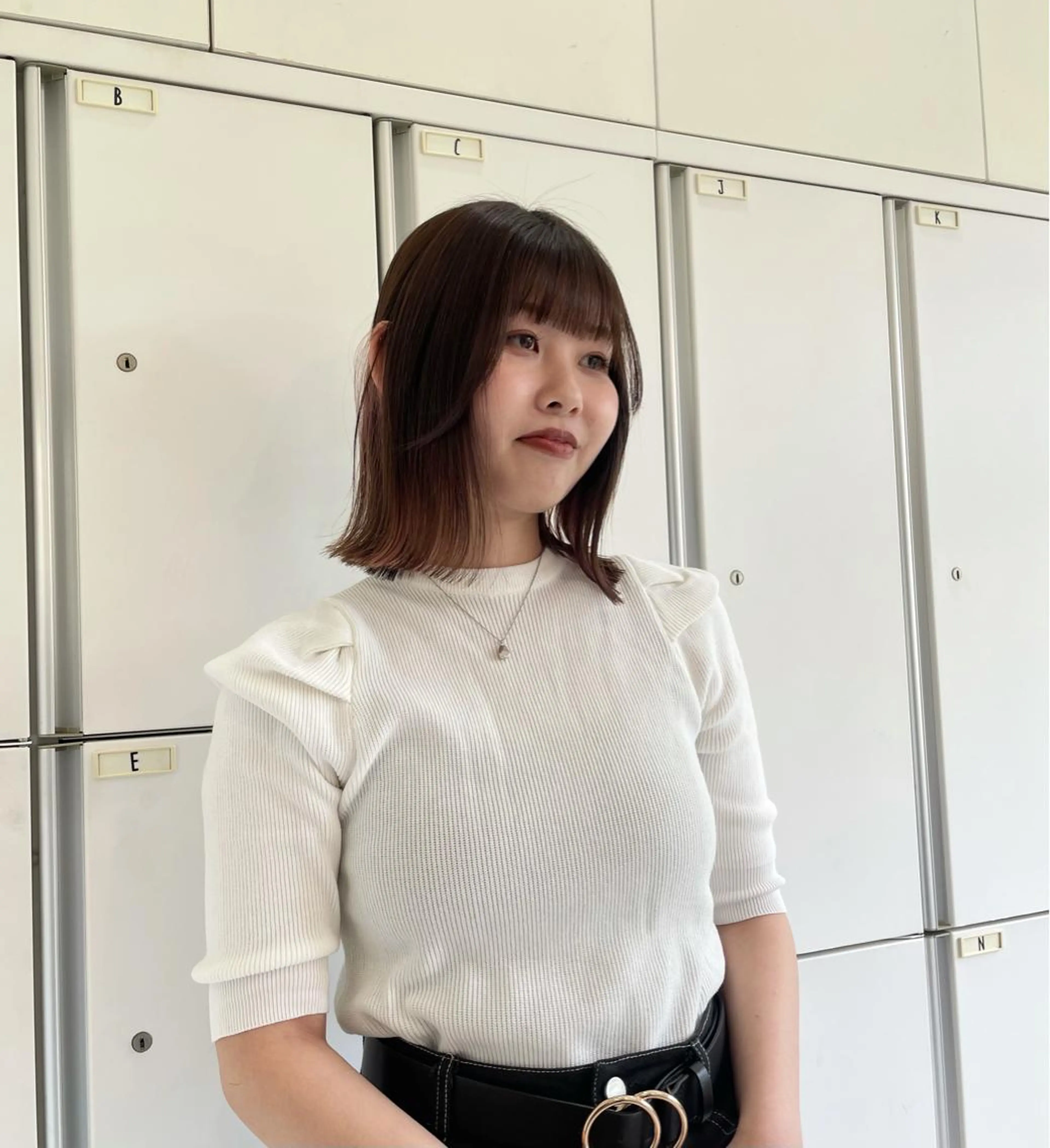 ミディアム nanaka :のヘアスタイル