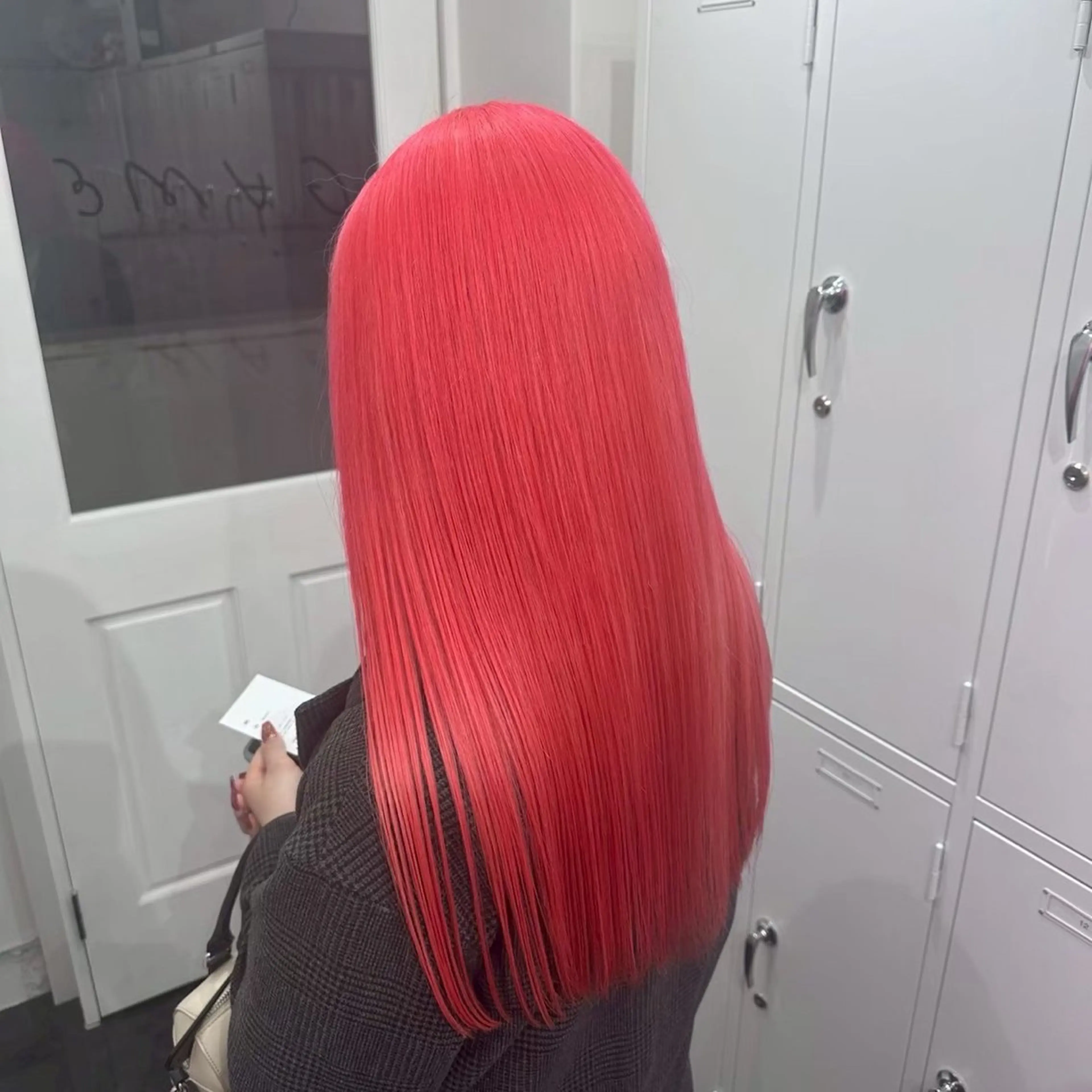 ロング ヘアカラー トリートメント 🪼モモカ/デザイン ハイトーン🪼⟡.·のヘアスタイル