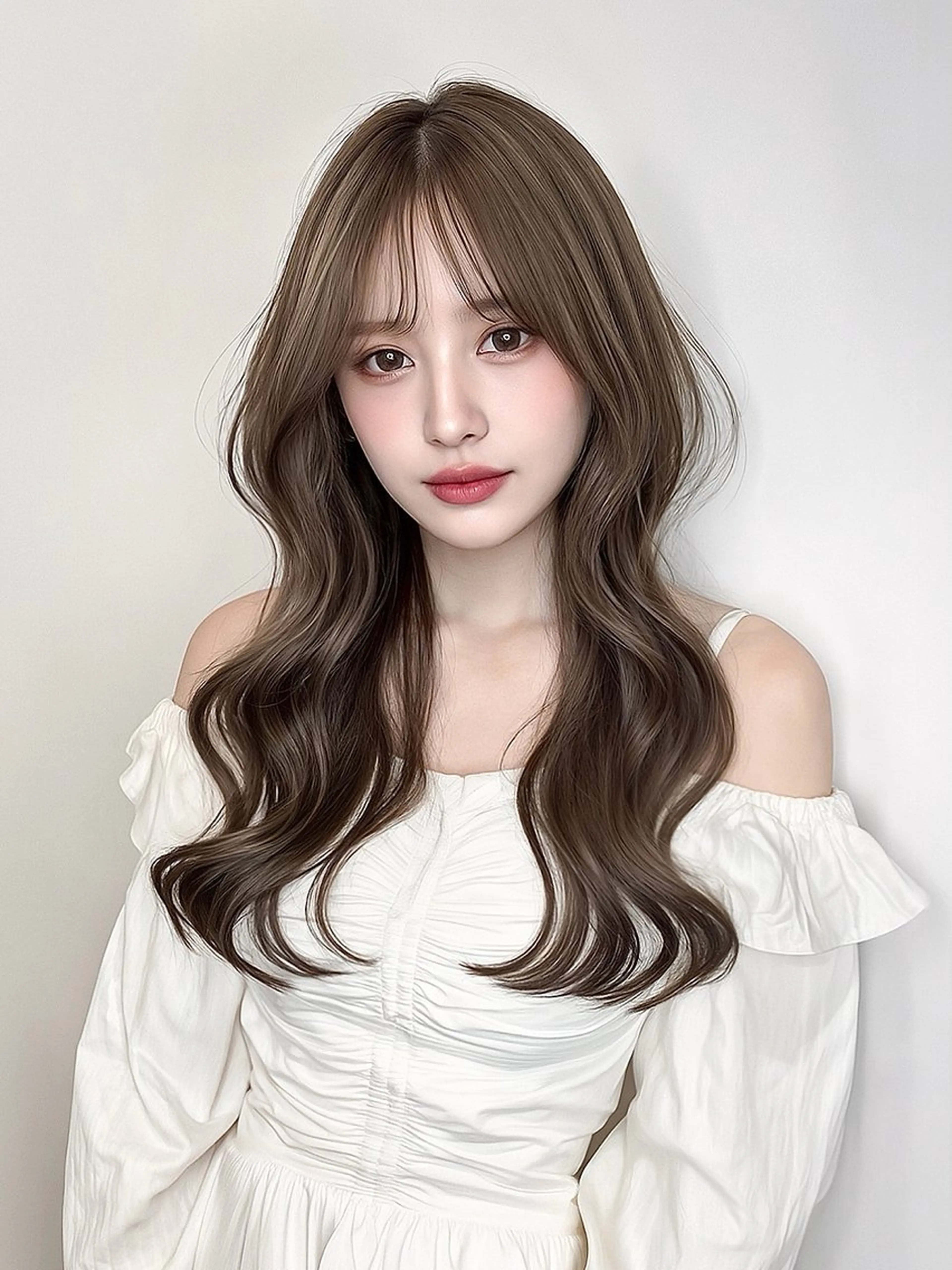 ロング カラー パーマ ヘアアレンジ ベージュカラー 透明感カラー 韓国風ヘア レイヤーカット カット ヘアカラー GO TODAY SHAiRE SALON所属・韓国レイヤー🪞/ 透明感🫧/コウヘイのヘアスタイル