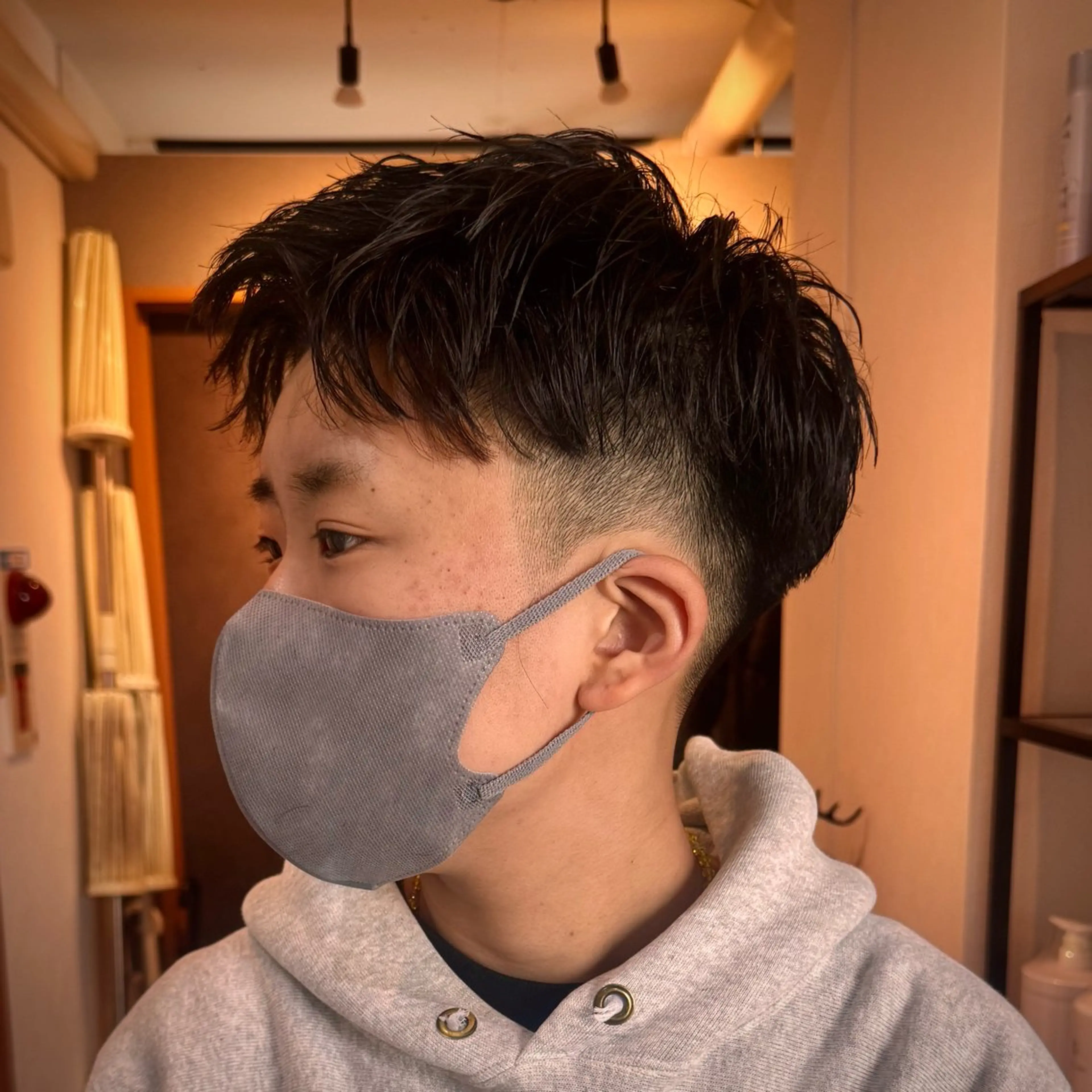 ショート パーマ メンズ メンズパーマ カット パーマ GLADMAN'S CUT CLUB 立川所属・立川メンズカット/ メンズパーマ💈三上のヘアスタイル