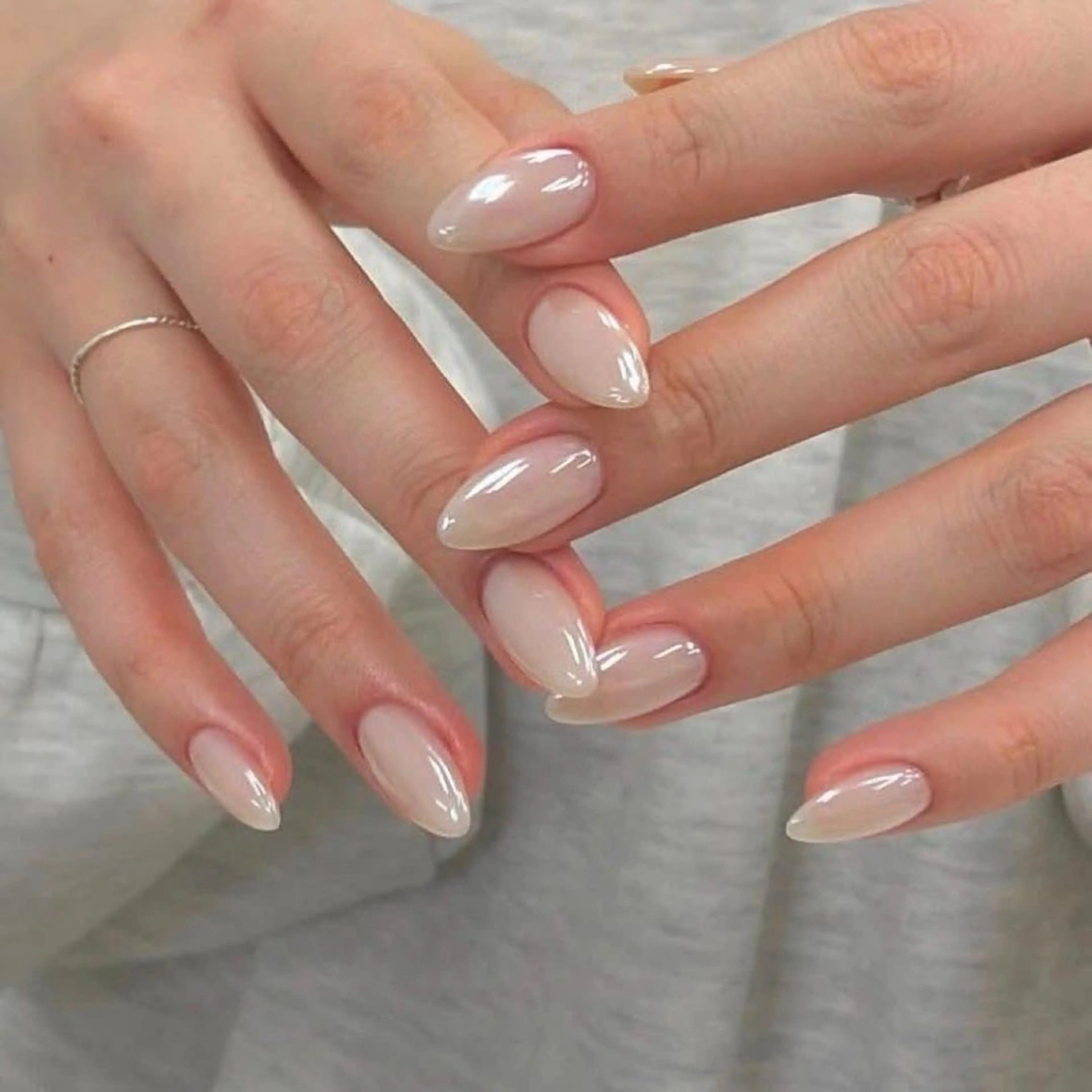 ネイル 韓国ネイル 持ち込み ニュアンスネイル ネイルチップ 冬ネイル RINN ANA.CHUOのネイルデザイン