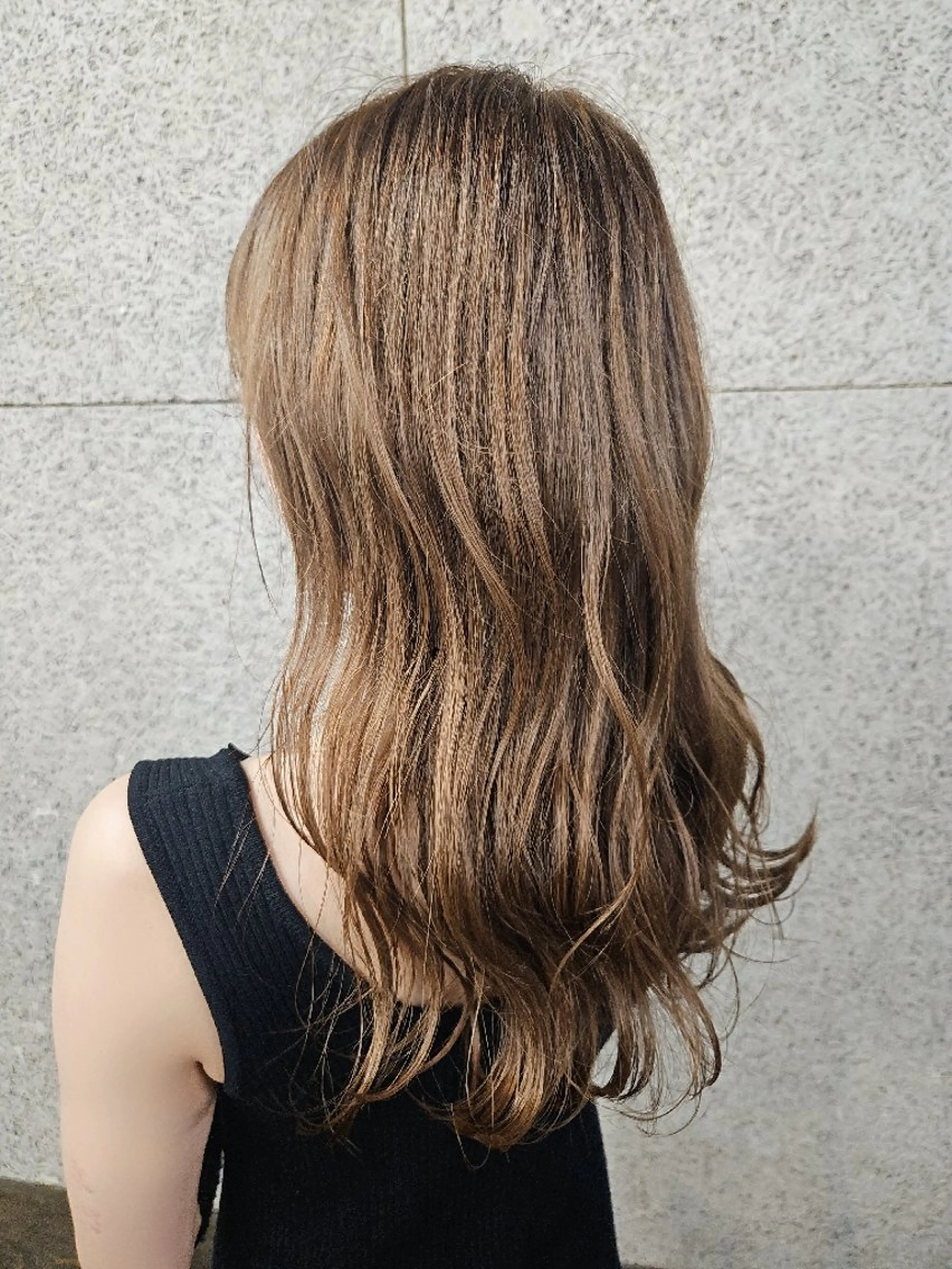 ロング カラー アッシュ 透明感カラー グレージュ カット ヘアカラー トリートメント terra✂️川嶋 大輔のヘアスタイル