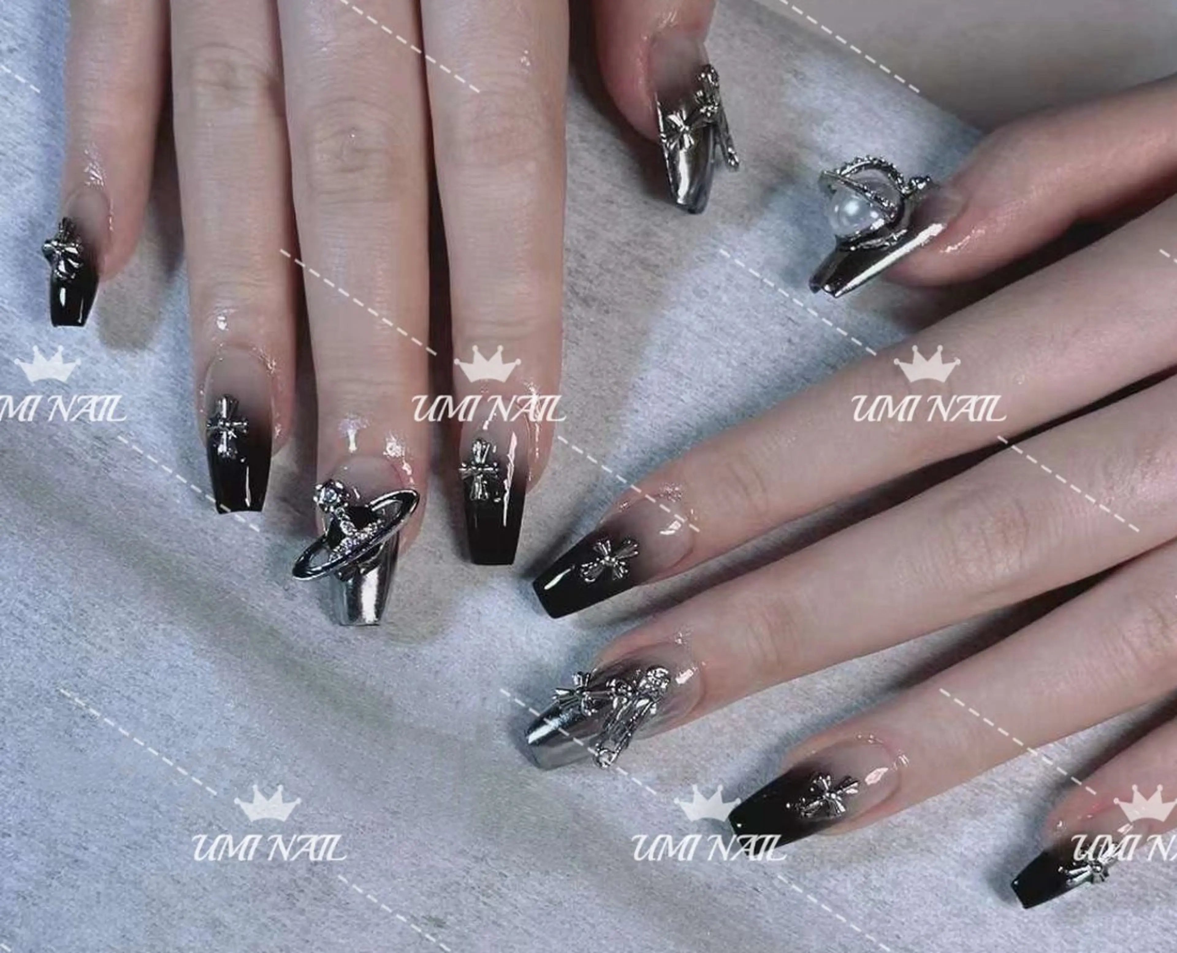 ネイル アートネイル ジェルネイル グラデーション 持ち込み オフィスネイル ハンドネイル ハンドケア LUXE NAIL SALONのネイルデザイン