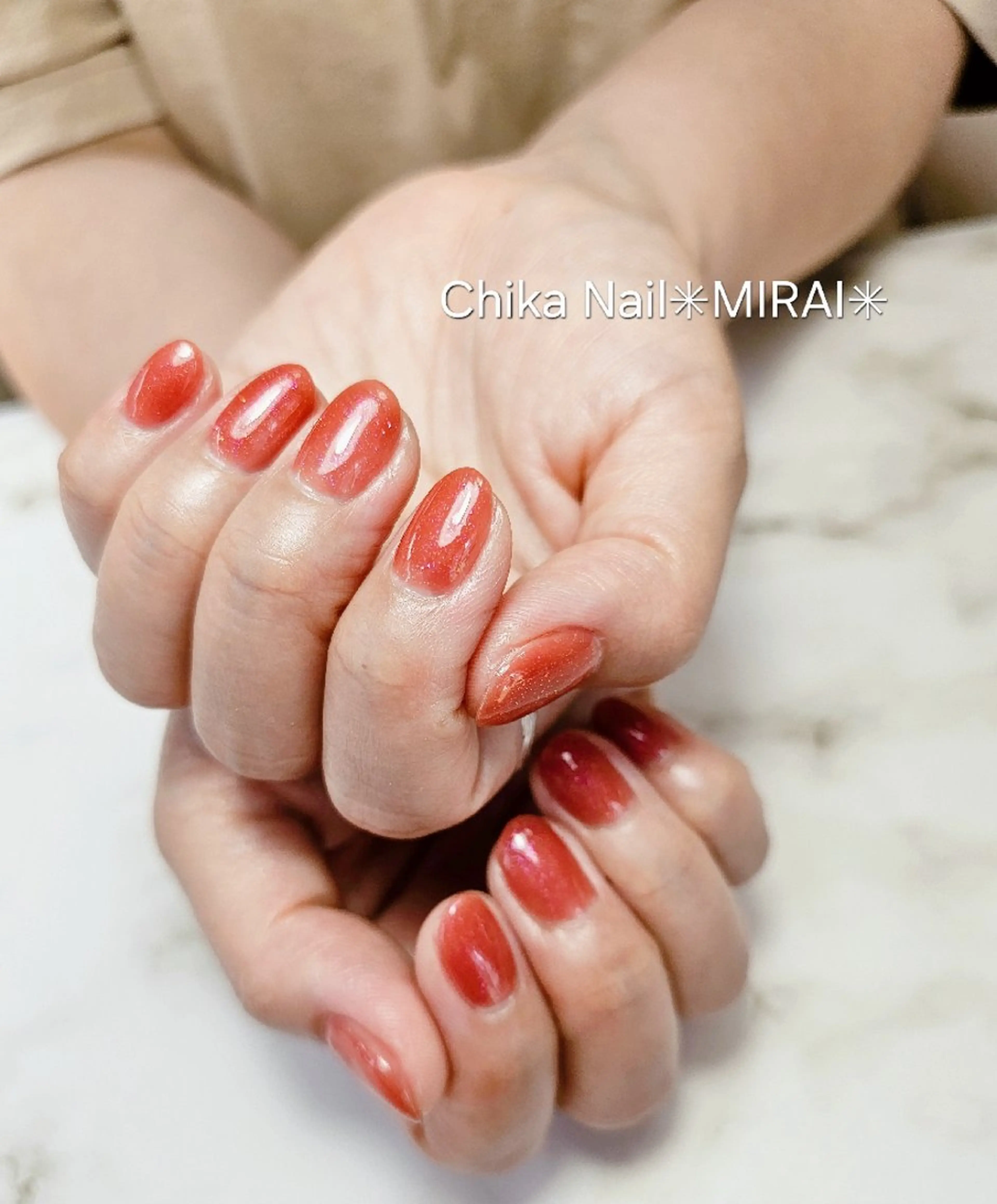 ネイル ワンカラーネイル Chika  Nail MIRAIのネイルデザイン