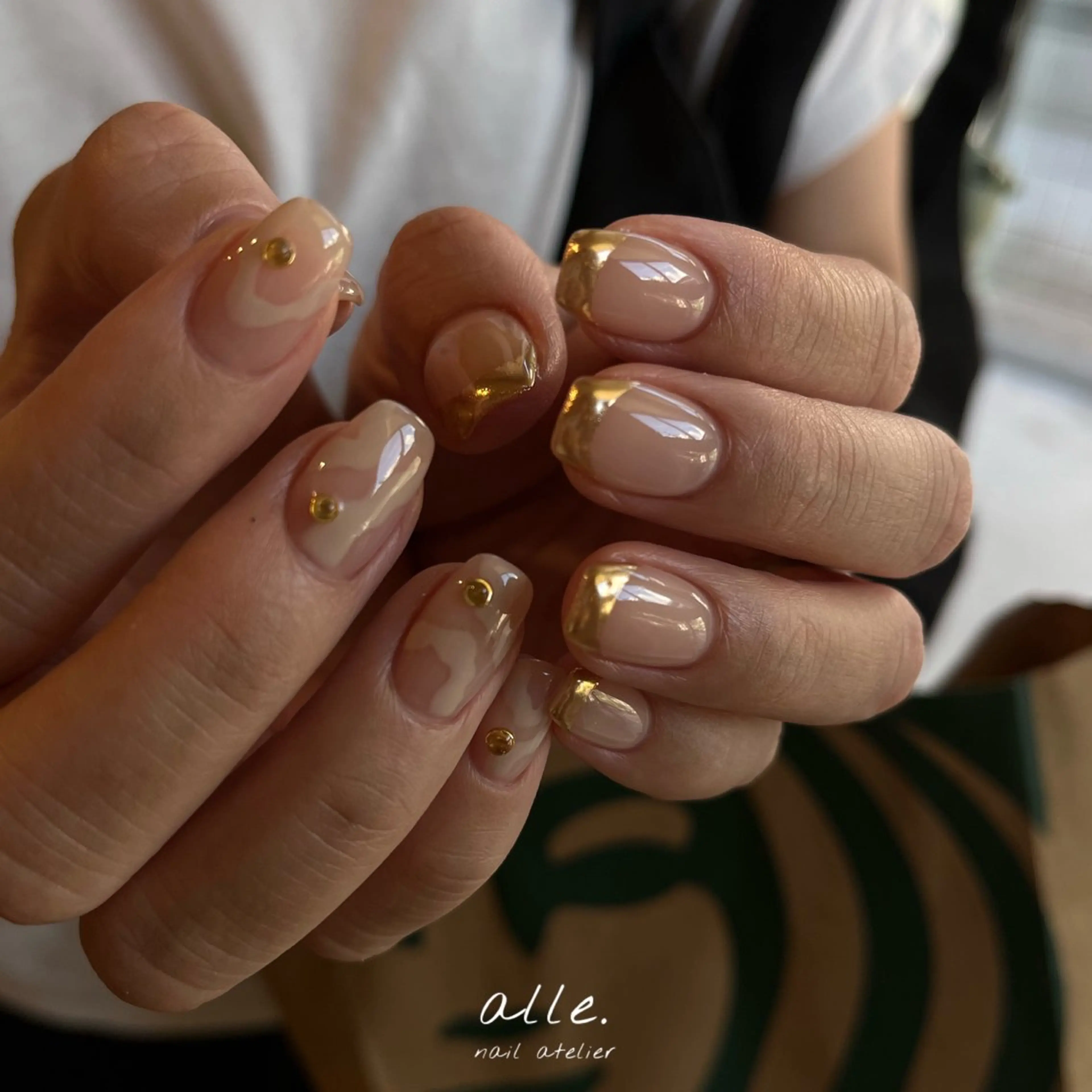 ネイル ハンドネイル atelier alle.のネイルデザイン