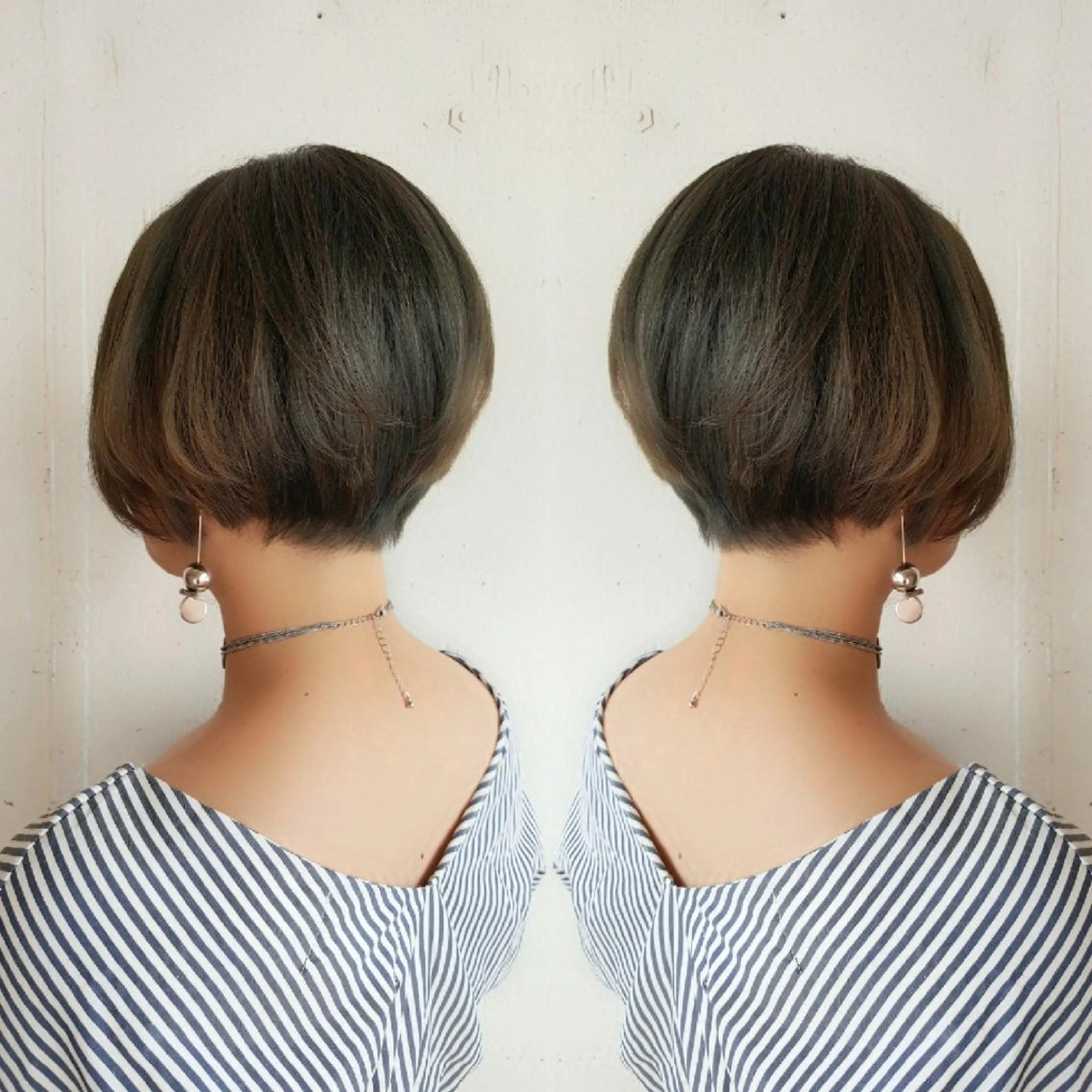 ショート ショートボブ ボブ ショートヘア あらき ちさとのヘアスタイル