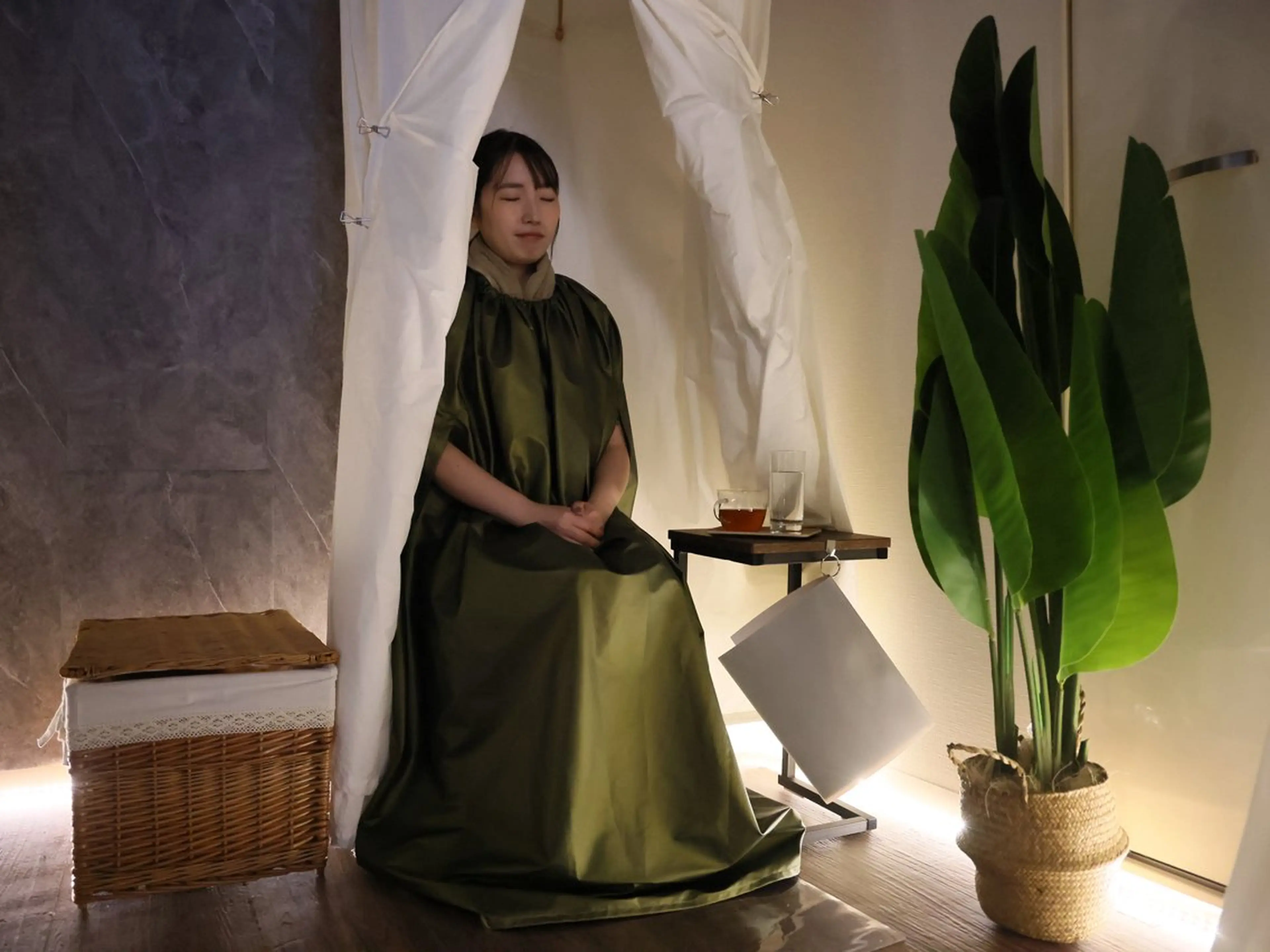 🧡minimo限定クーポン🧡【手足の冷え・体が冷たい】体を芯から温める6種ブレンドのハーブ蒸し 60分の写真