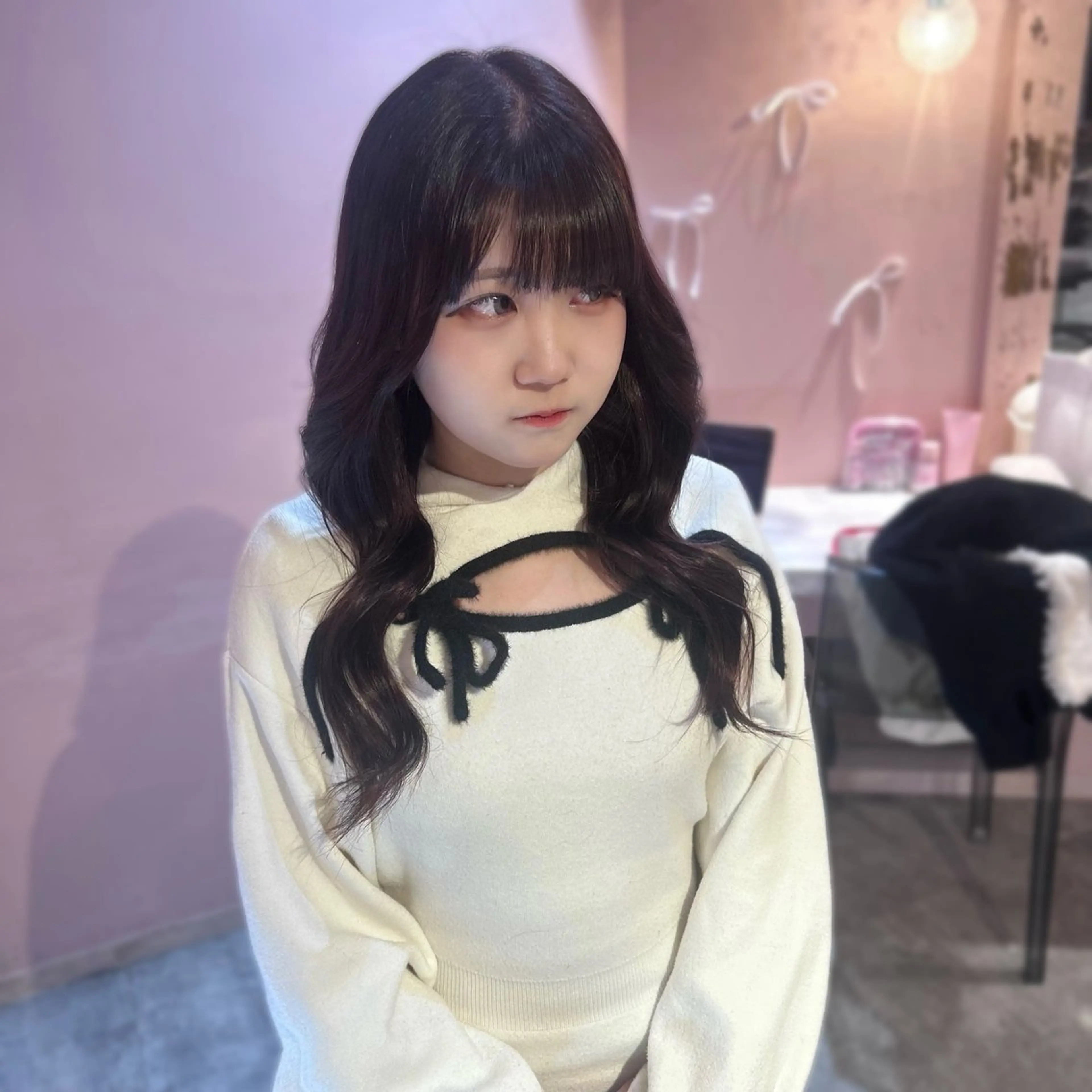 カラー 🤍ふんわりアイドル カラー🎀Rio🪽のヘアスタイル