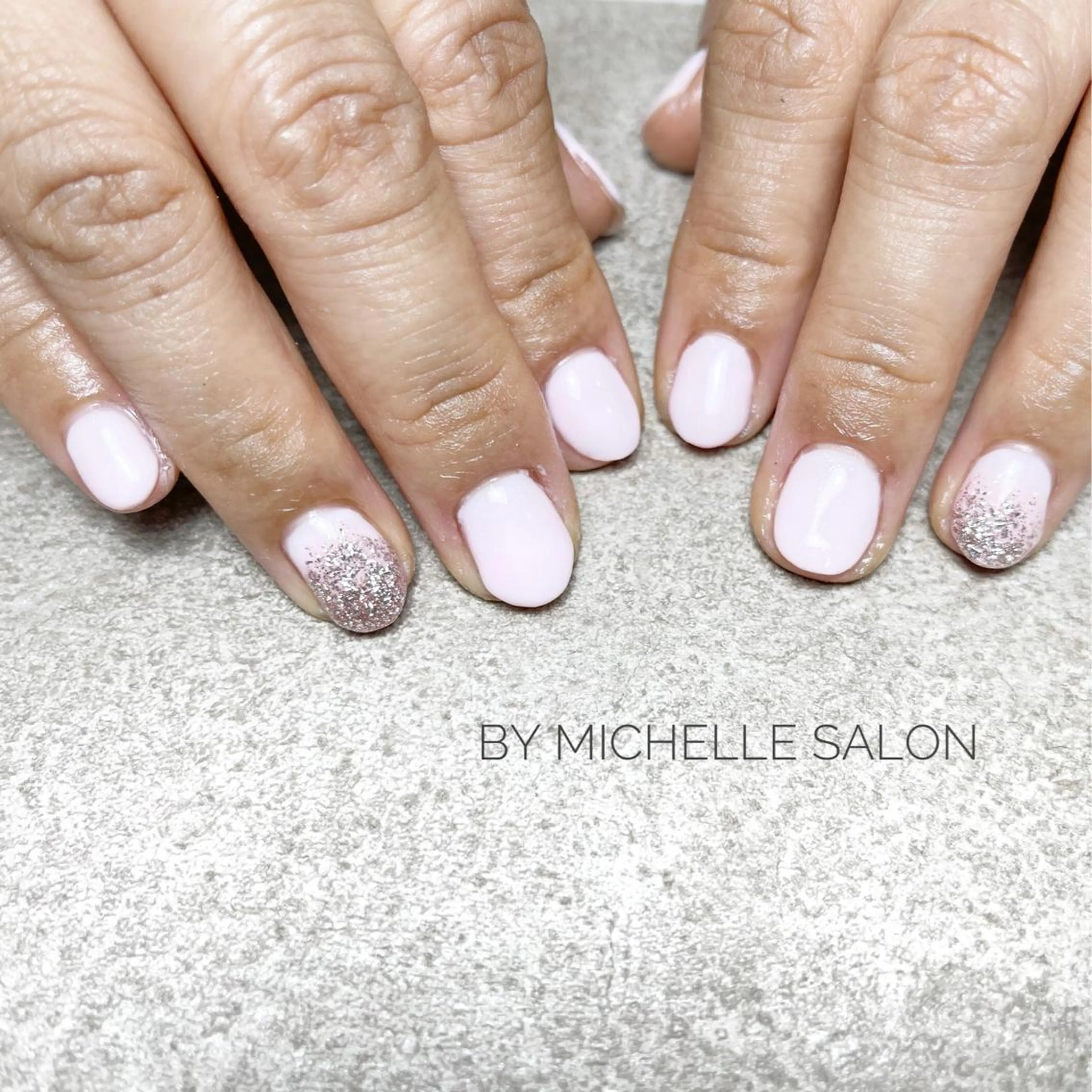 ショート ネイル シンプルネイル by michelle salon所属・☪深夜限定サロン 無料駐車場あり！のネイルデザイン