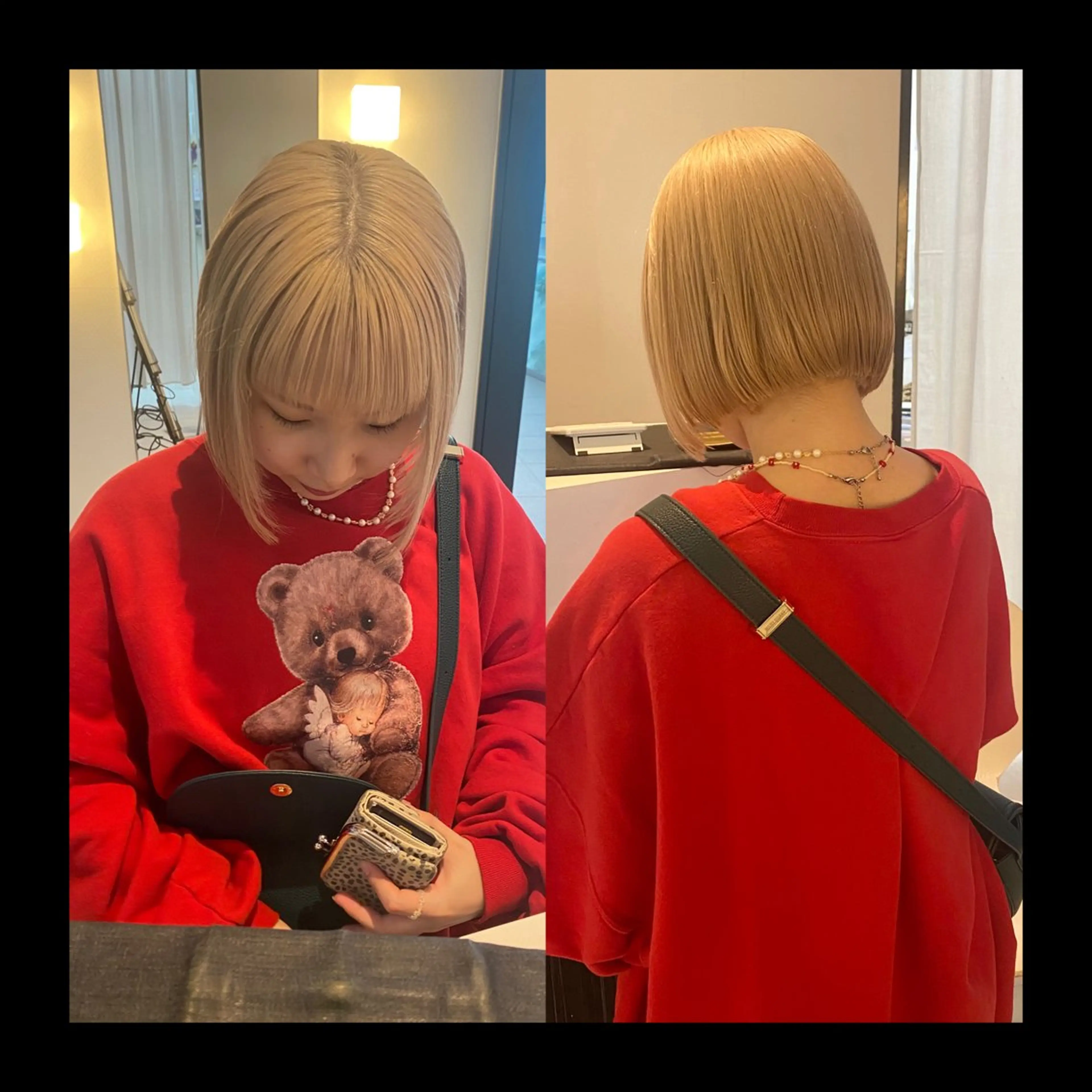 ショート カラー カット ヘアカラー トリートメント mai / linoah˚✧のヘアスタイル