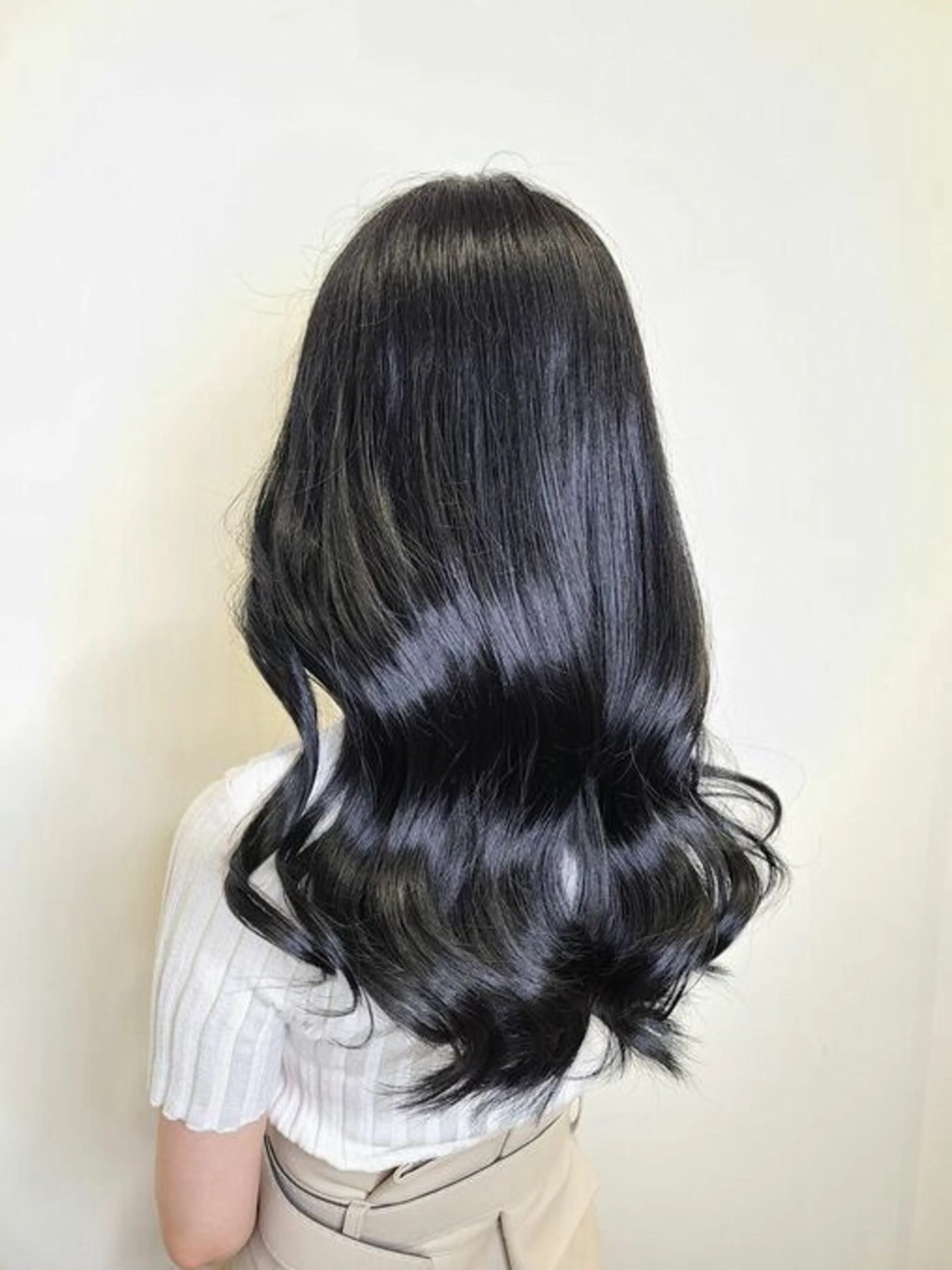 ロング 韓国風ヘア トリートメント ONYX 表参道所属・表参道/ハイライト 髪質改善ストレートのヘアスタイル