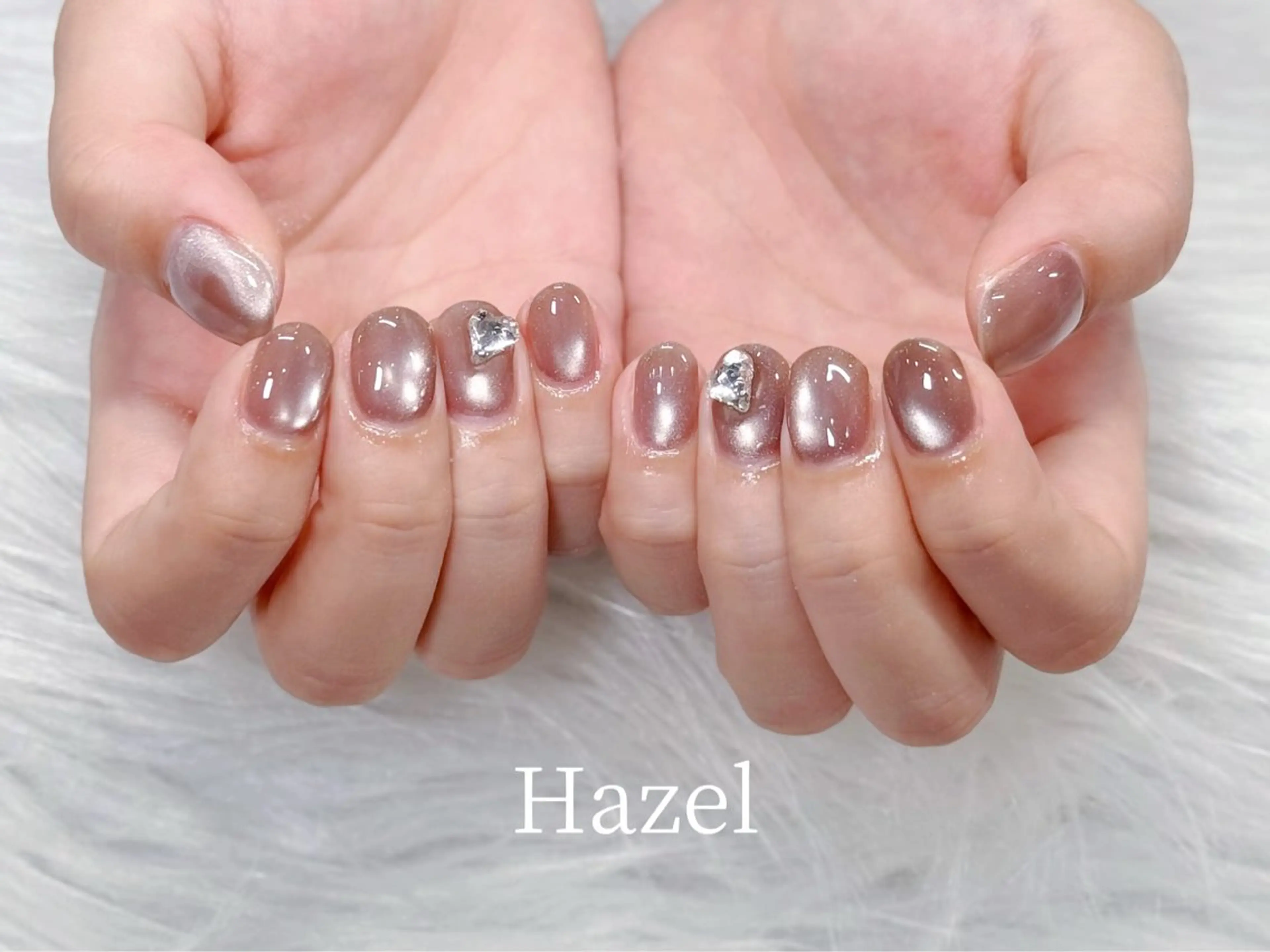 ネイル マグネットネイル ハンドネイル 🤍Hazel 吉祥寺🤎のネイルデザイン