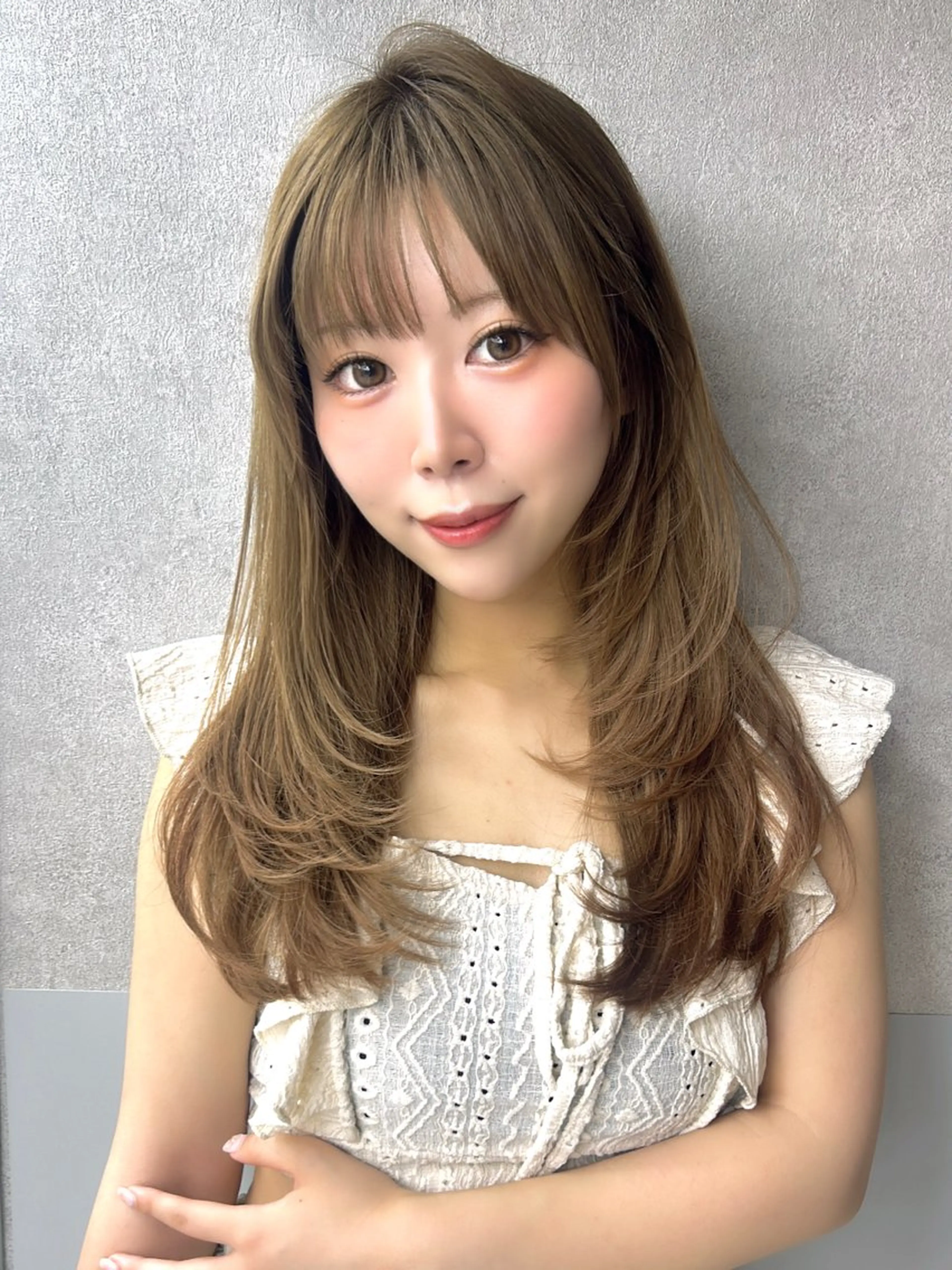 セミロング Lond mare所属・あ い か 🎀 レイヤーカットのヘアスタイル