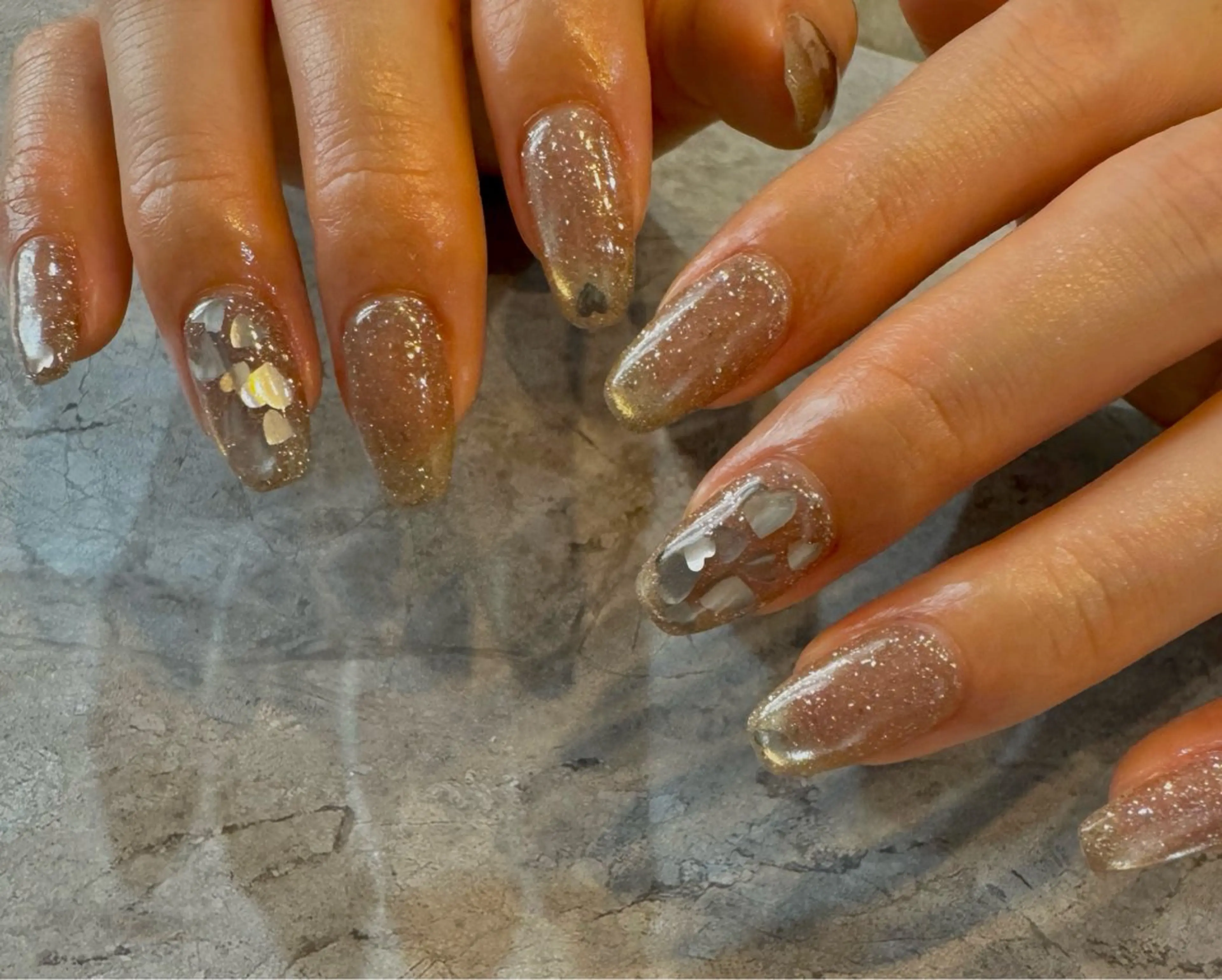 ネイル フラッシュネイル マグネットネイル ハンドネイル Blé nailのネイルデザイン