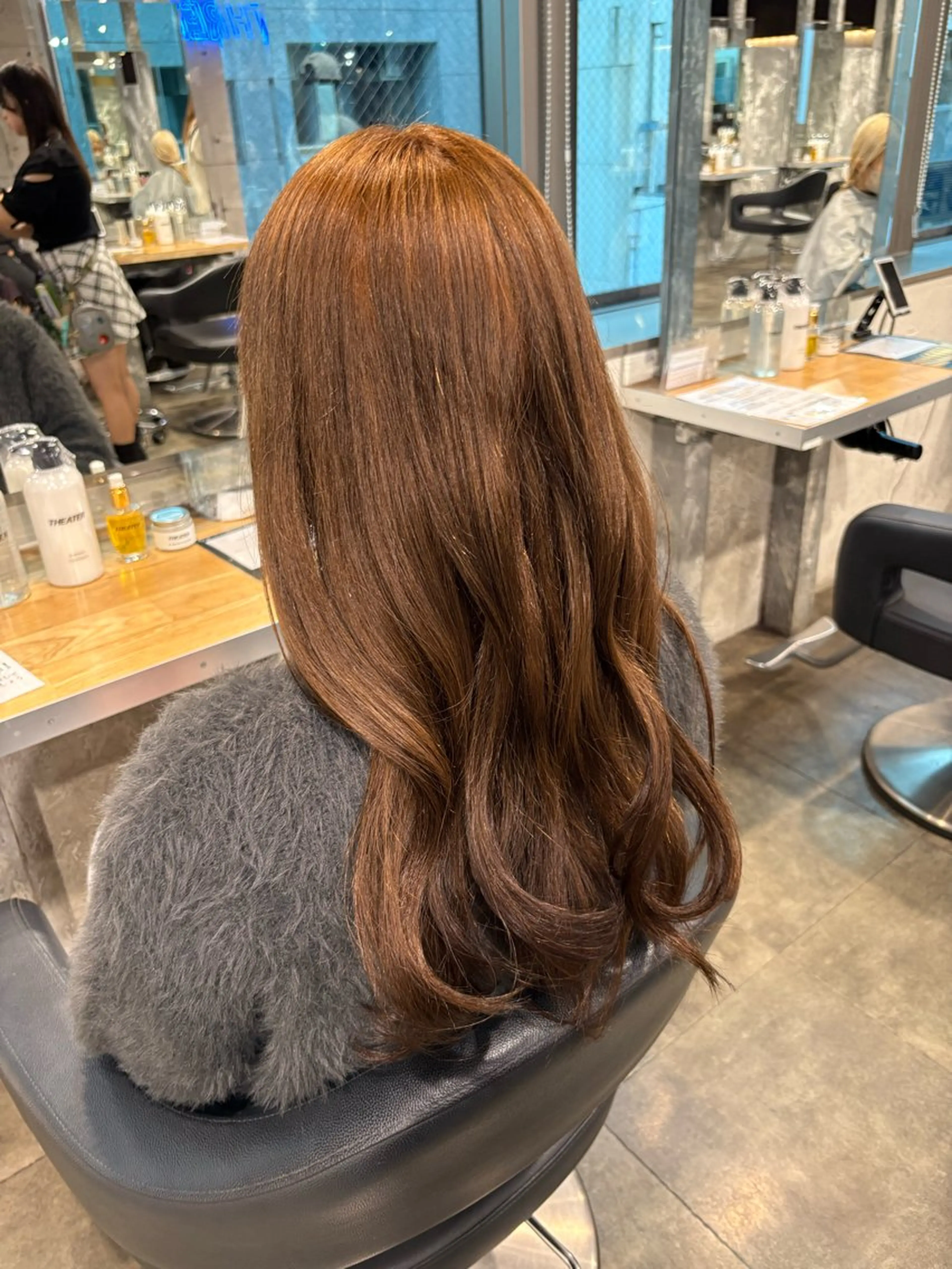 ロング カラー ヘアカラー ヘアセット ハイトーン 横浜💞ミオのヘアスタイル