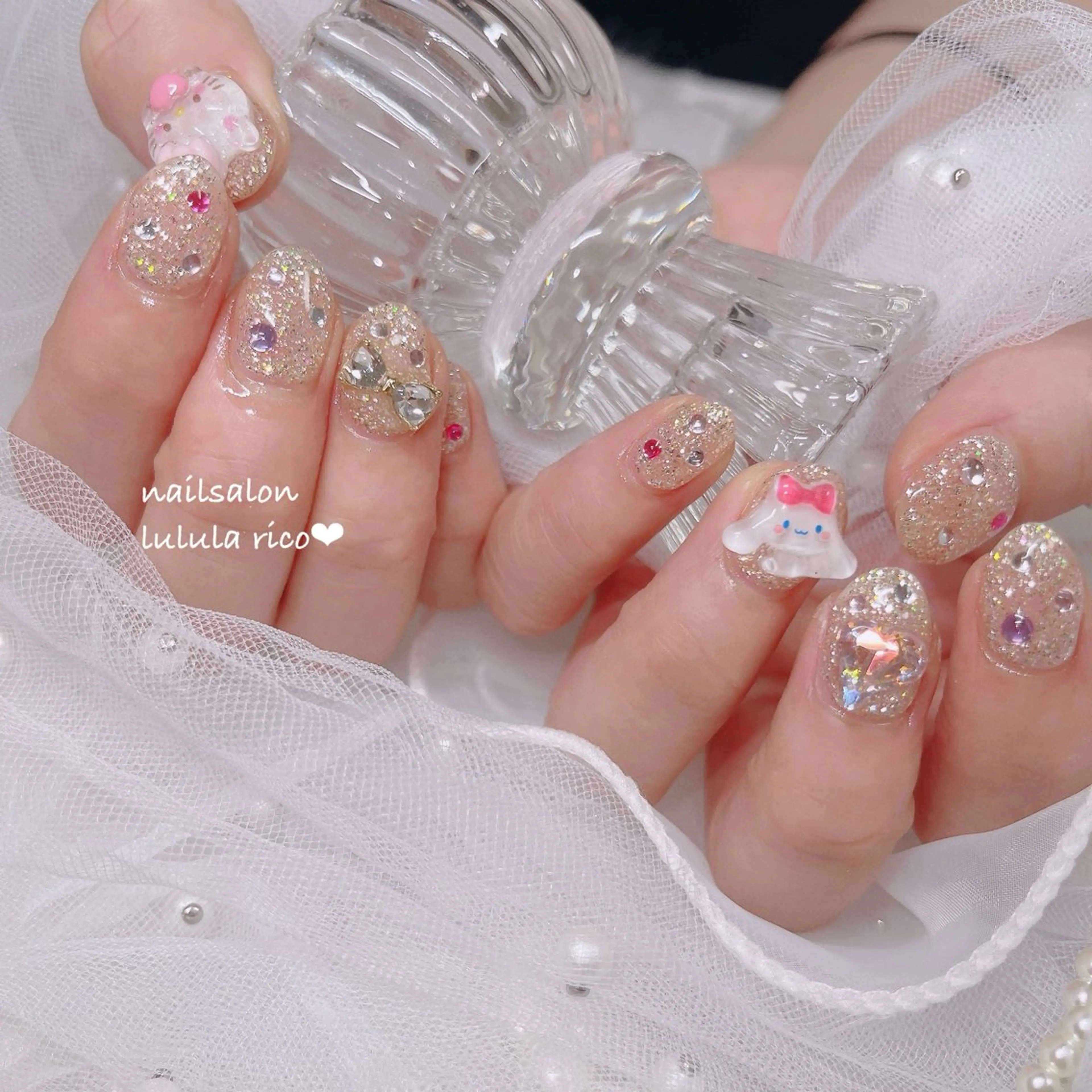 ネイル キラキラネイル ラメ(グリッター) lulula ricoのエステ・リラクイメージ