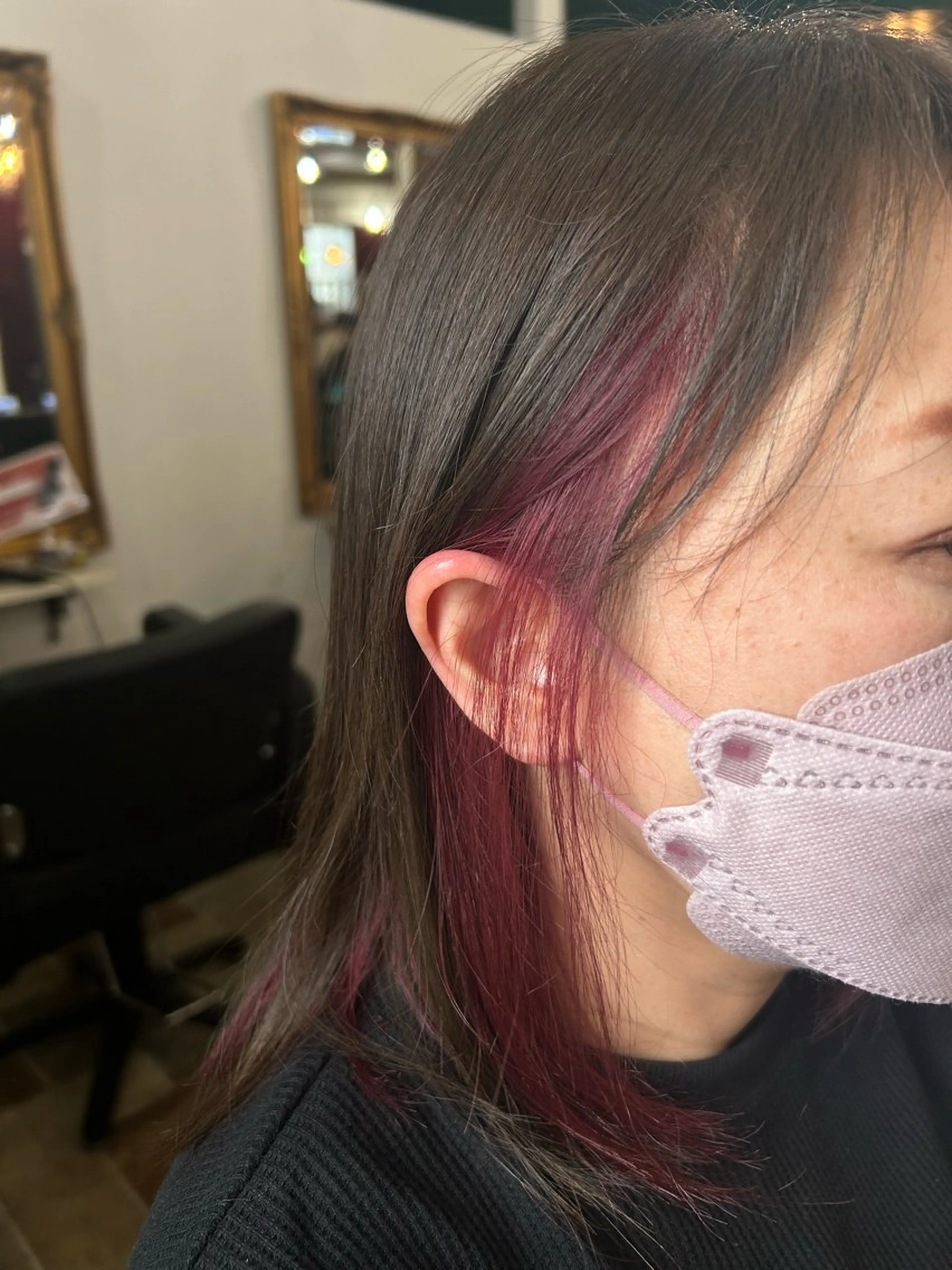 ミディアム 篠崎 穂乃佳のヘアスタイル