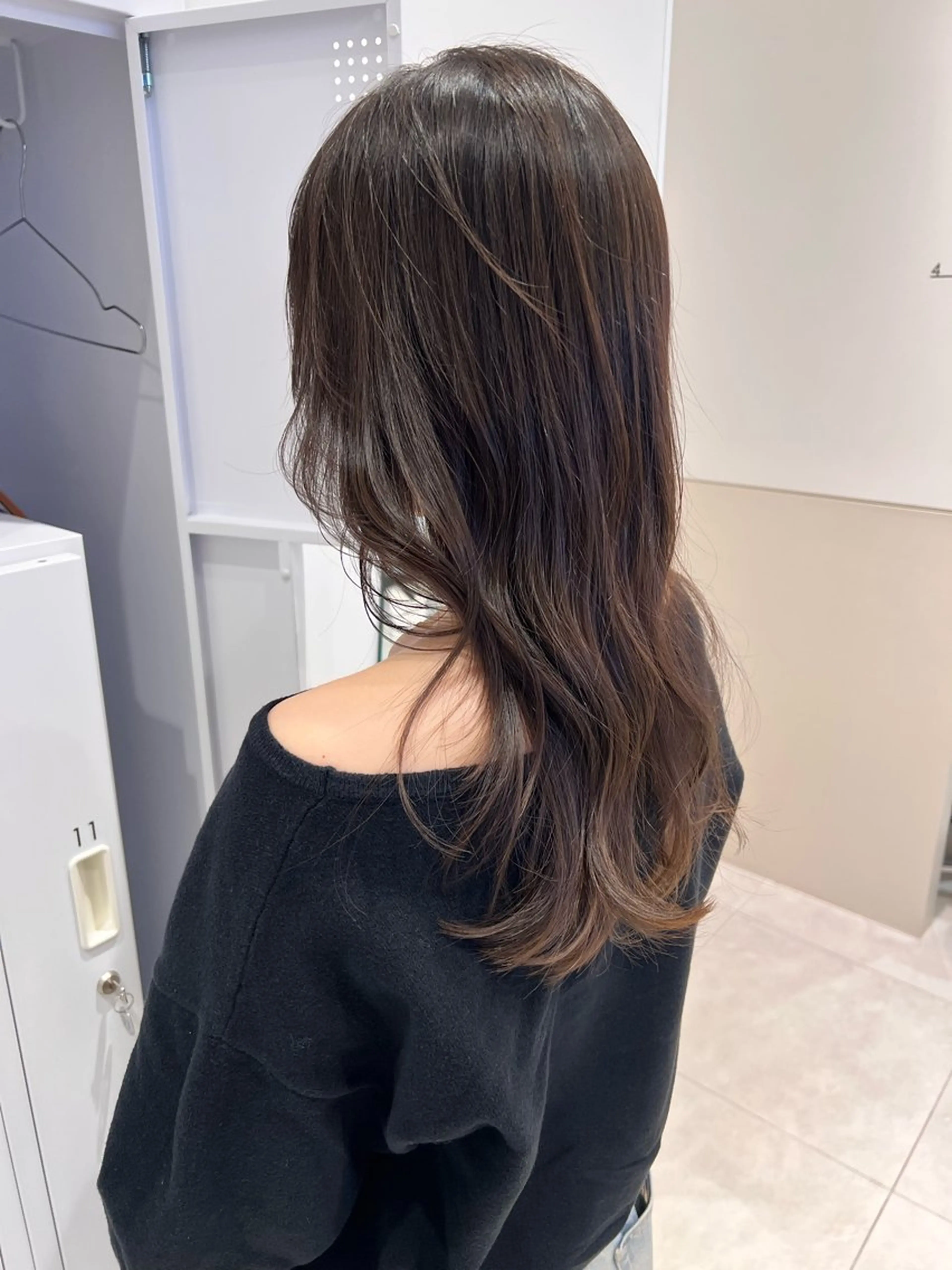 ロング パーマ カット パーマ 🫧艶髪/透明感色 🫧河原町💛MOEのヘアスタイル