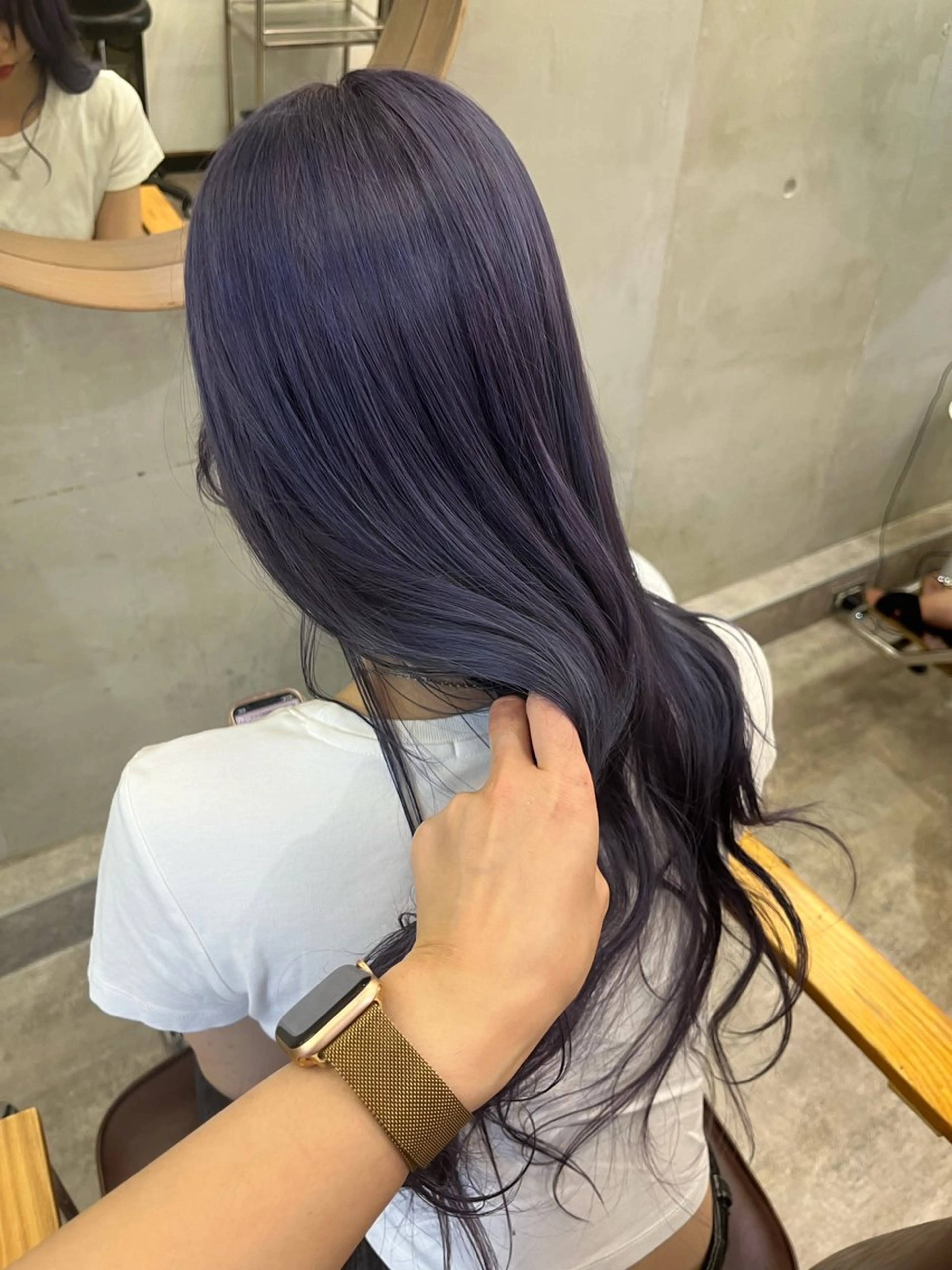 ロング ヘアカラー SALT WATER所属・🫐 𝐌𝐚𝐨 🫐似合わせcutのヘアスタイル