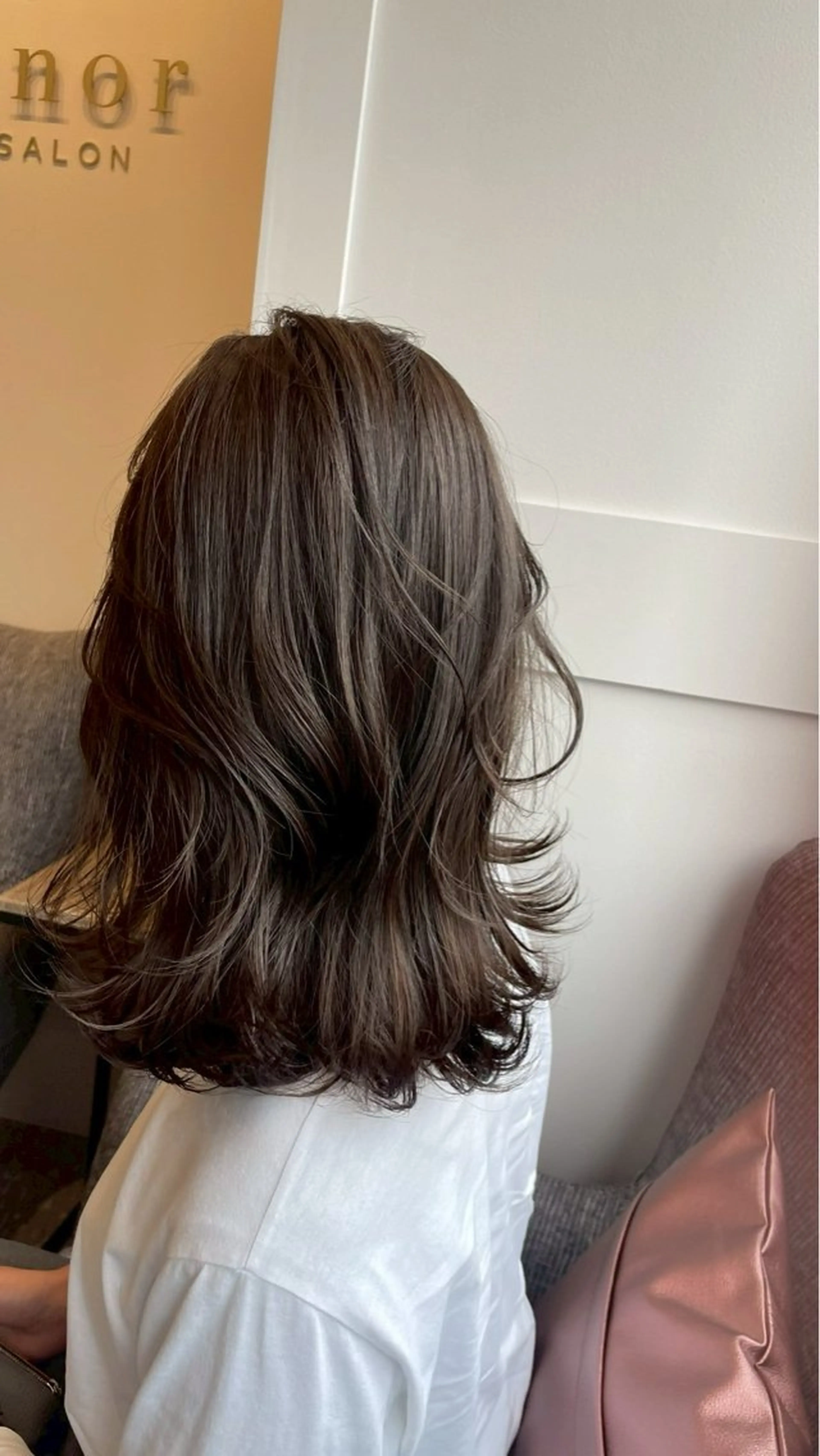 セミロング 横山 滉のヘアスタイル