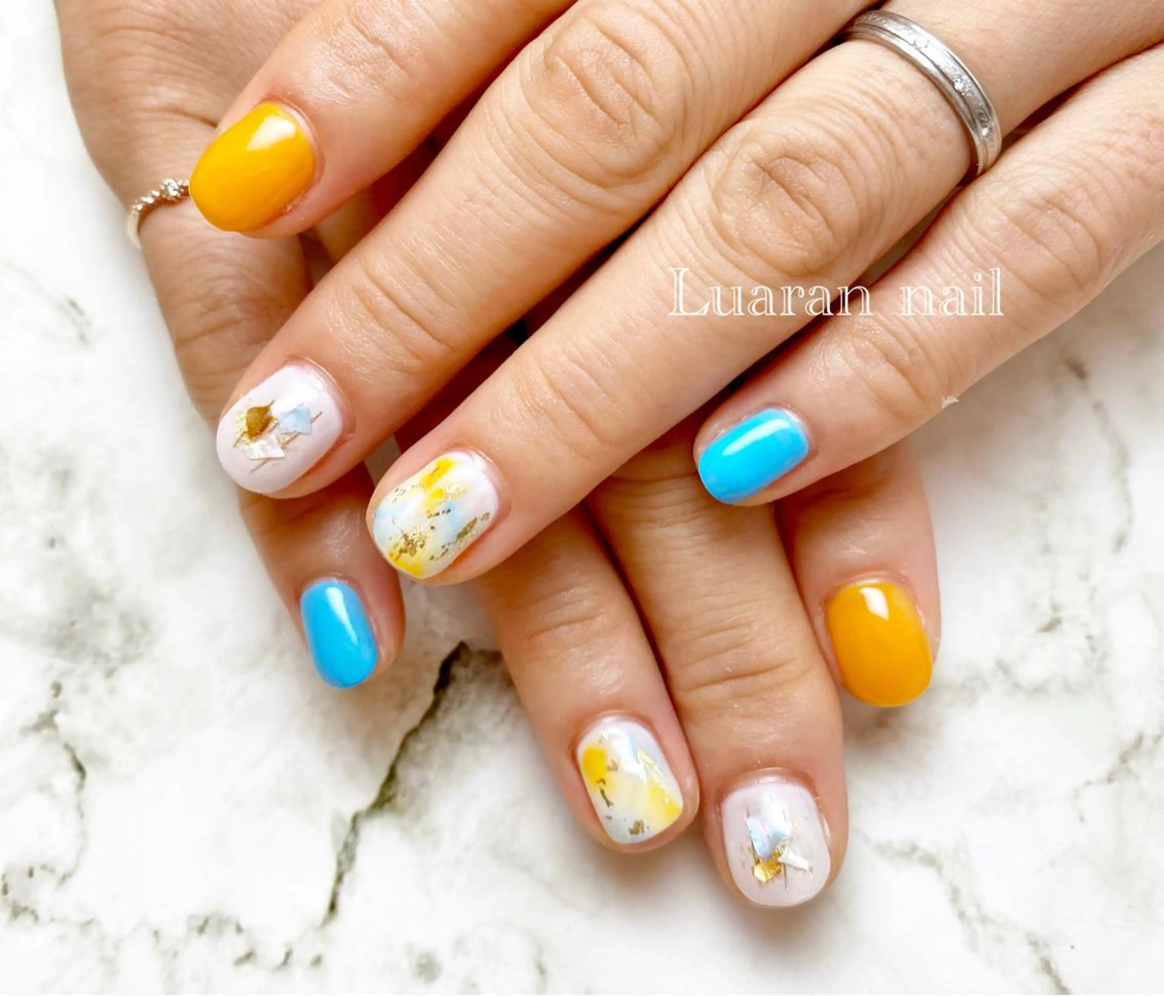 ネイル 持ち込み ハンドネイル Luaran nailのネイルデザイン