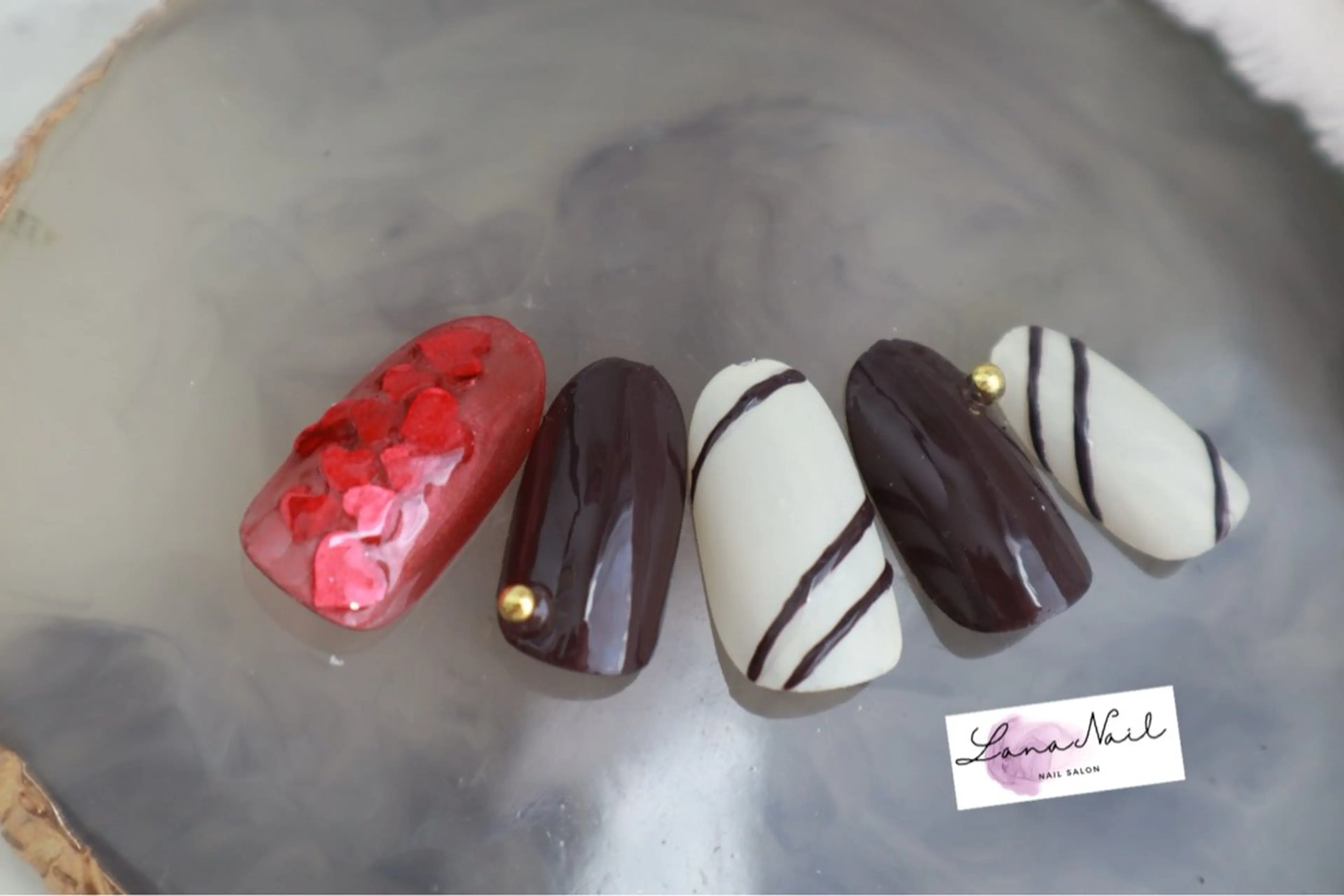 ネイル バレンタイン Lana Nailのネイルデザイン