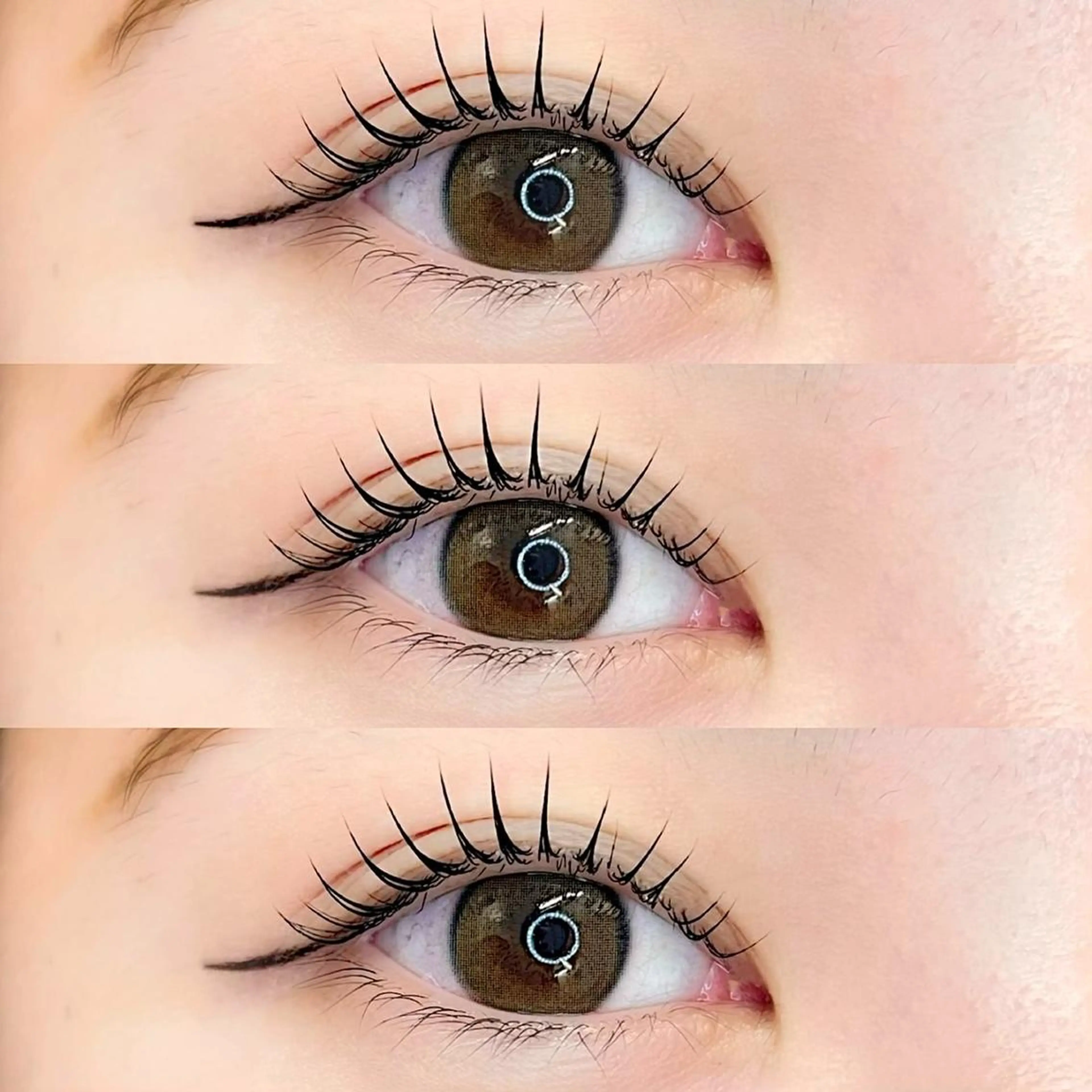 マツエク・マツパ アイブロウ 束感まつ毛 韓国風マツエク パリジェンヌラッシュリフト ワンホンマツエク 500%可愛い💘 fein.表参道店のマツエク・マツパデザイン