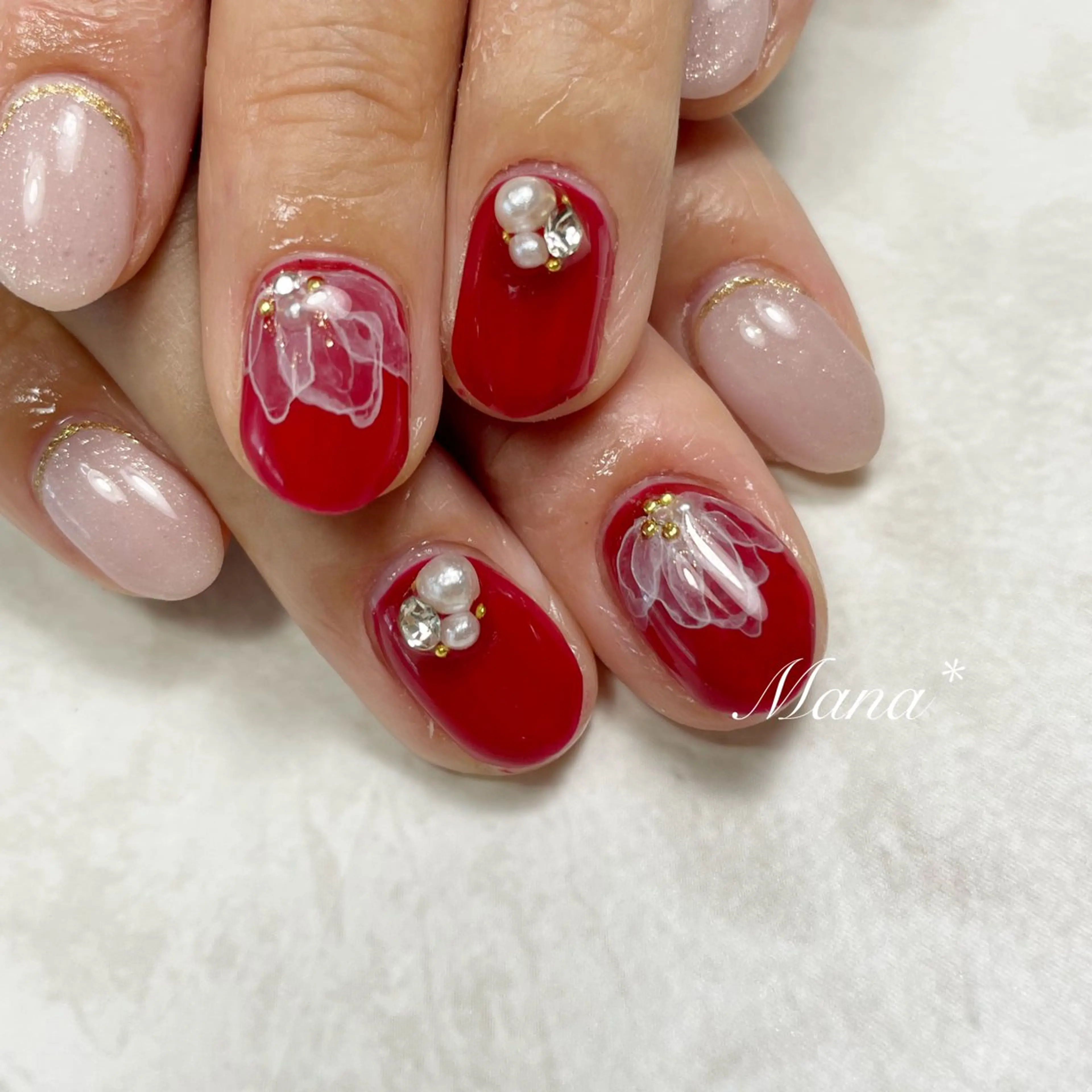 ショート 塚田 由香里のネイルデザイン