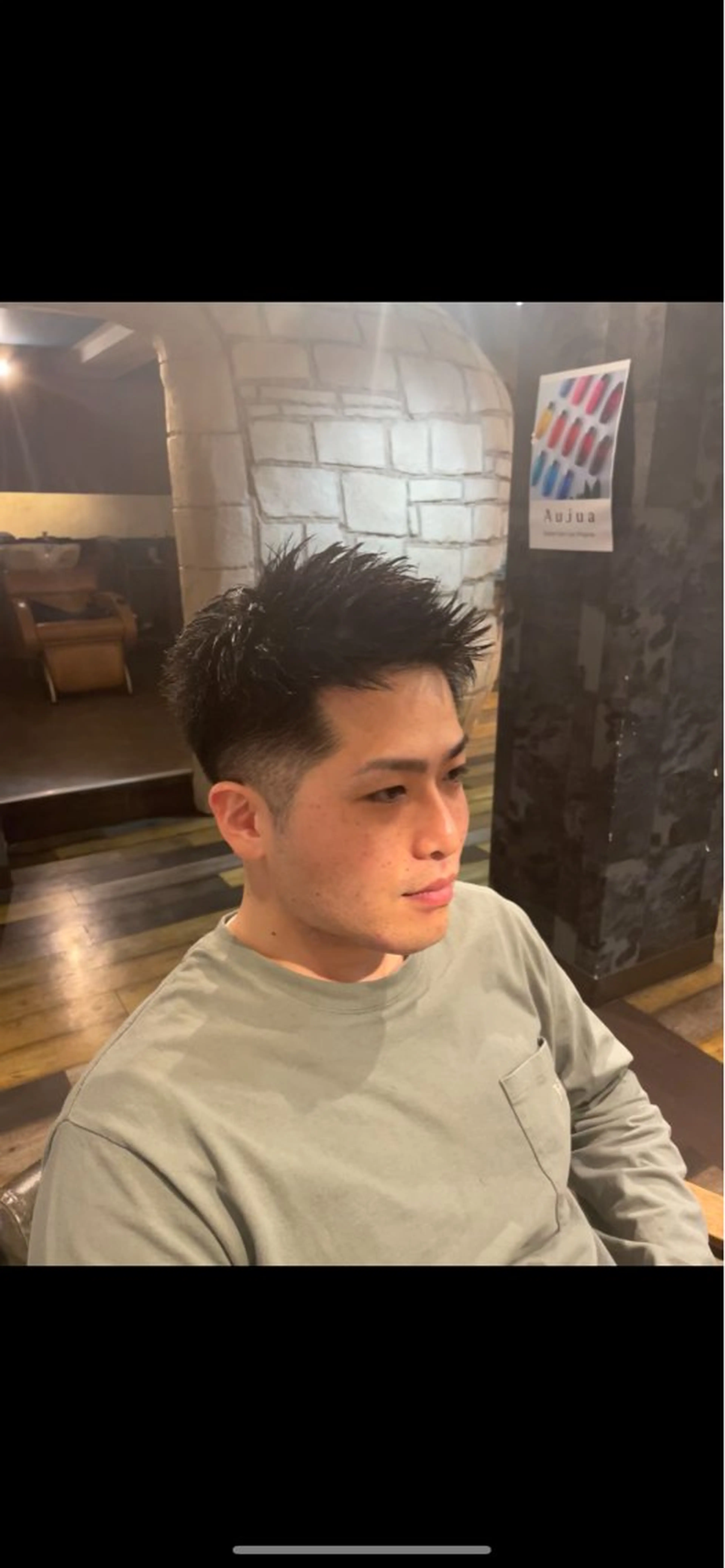 ショート パーマ メンズ フェードカット SHUHEY💎 髪質改善✨のヘアスタイル