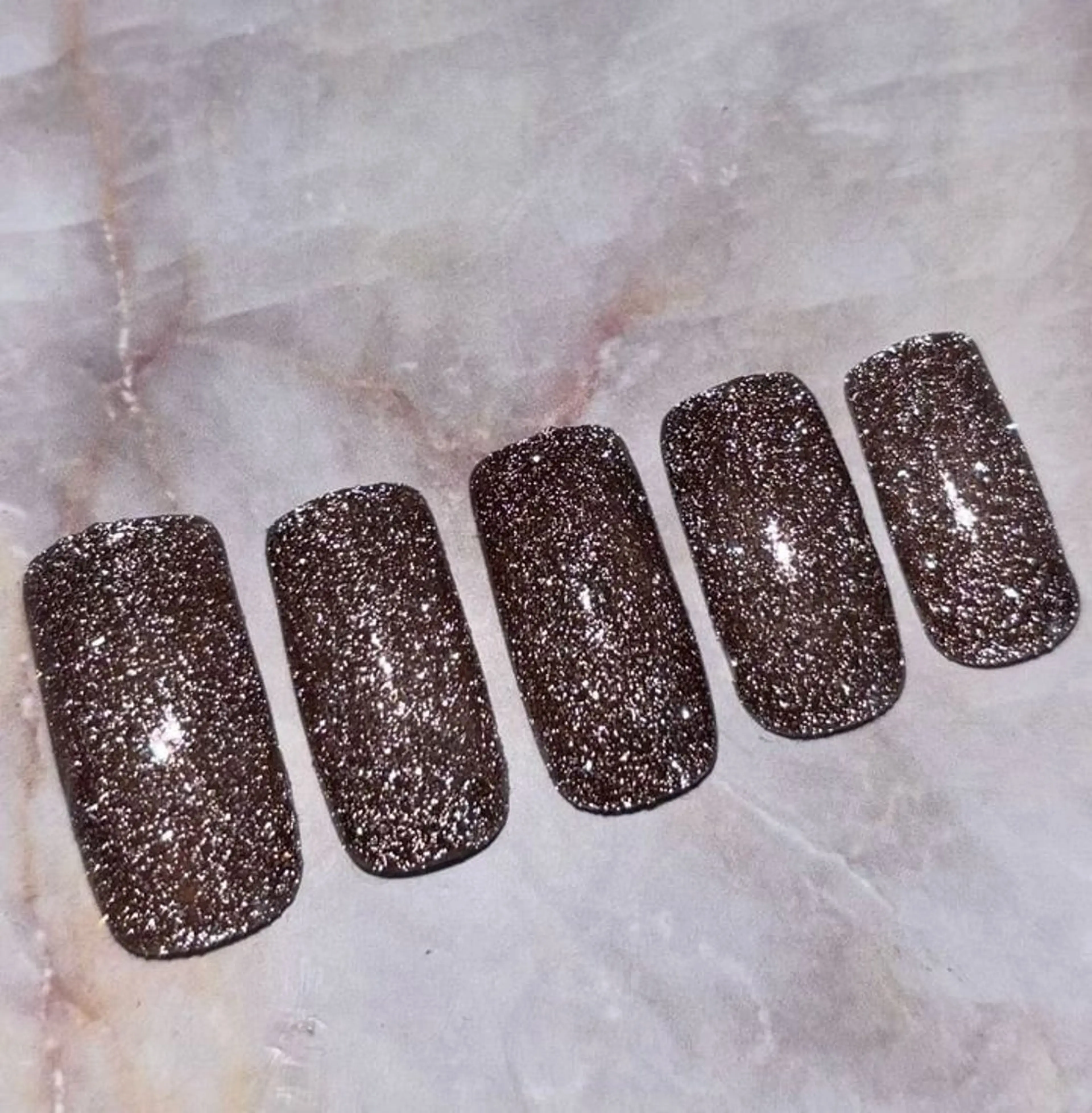 ハンド‼️フラッシュネイル‼️ラメワンカラー‼️の写真