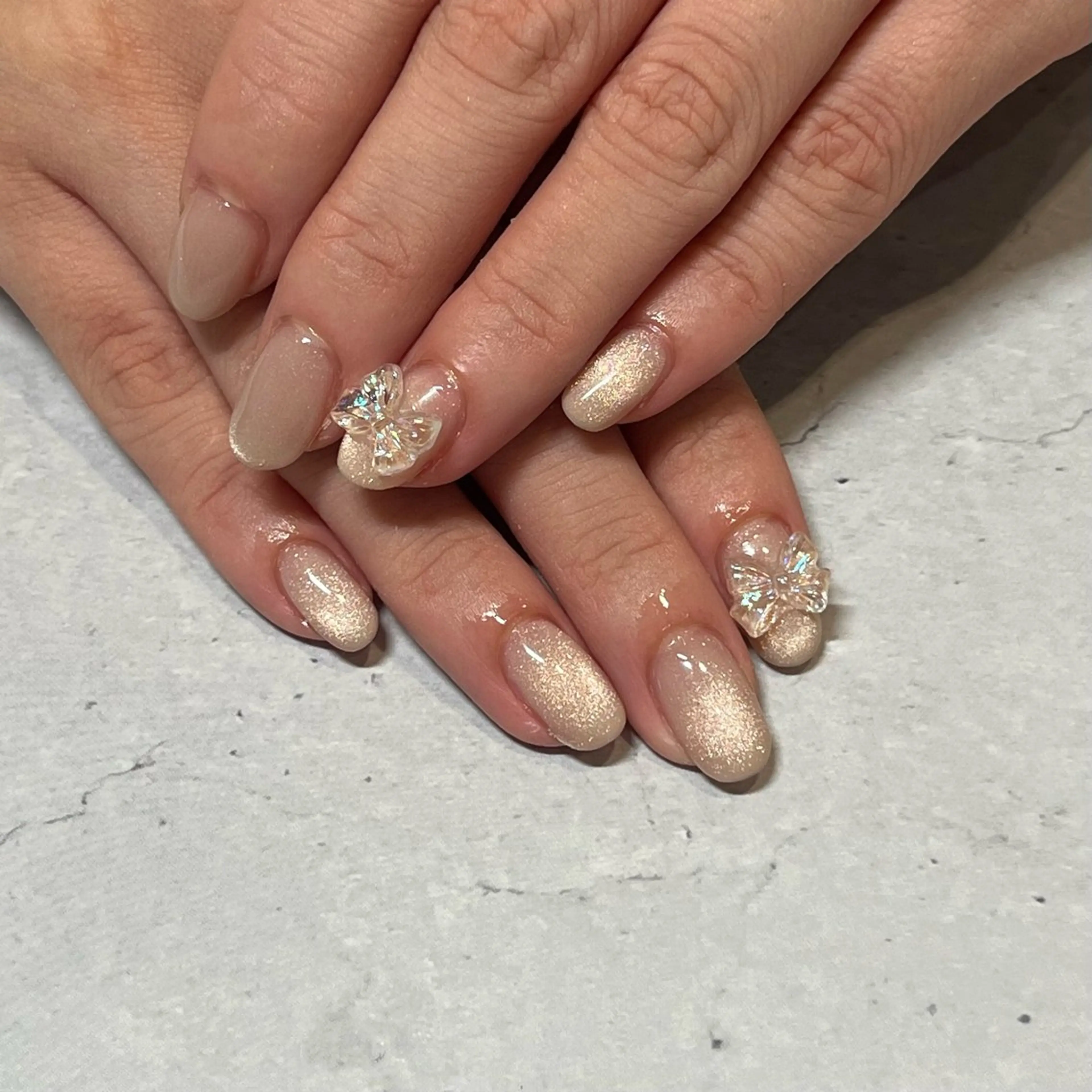 ネイル 持ち込み ハンドネイル 渡邊 あかりのネイルデザイン