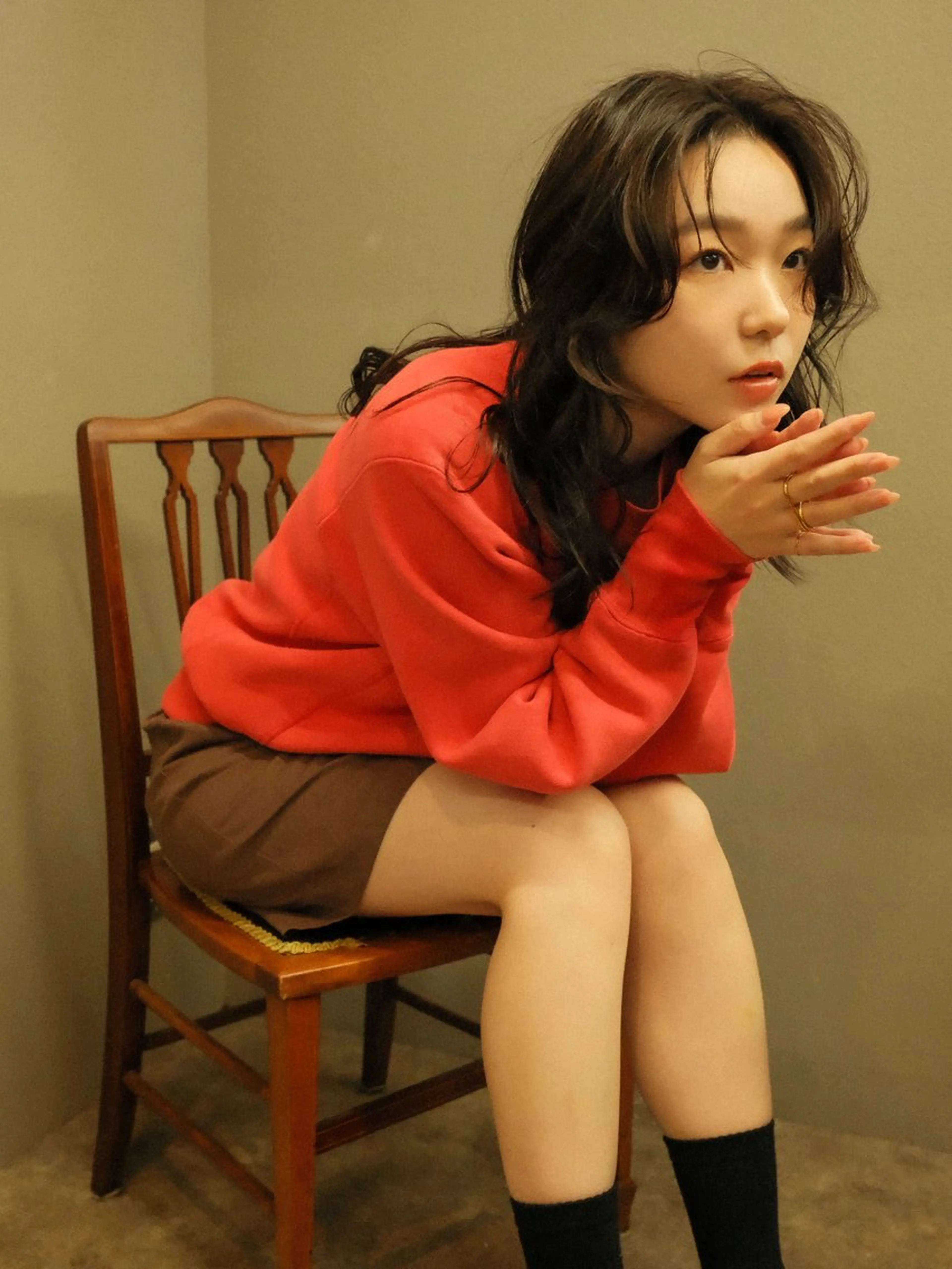 ミディアム パーマ ヘアカラー ...alley/Dreap所属・パーマ/透明感カラー 元町🌱takutoのヘアスタイル