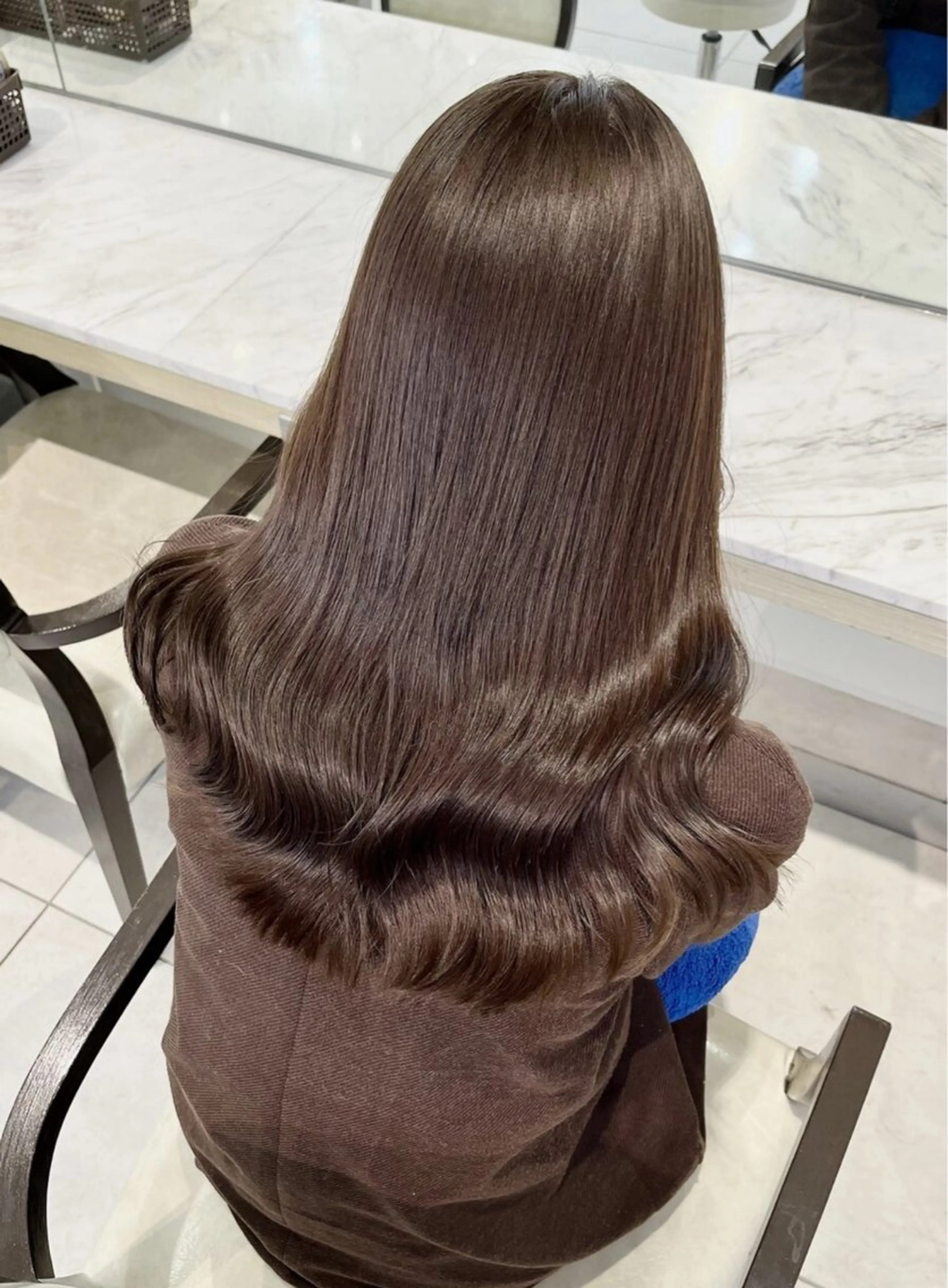 🤍学割U24♡ブリーチなしでも可愛いカラー＋カット　→ 学校やバイトでも浮かないナチュラル透明感カラー‎🤍の写真