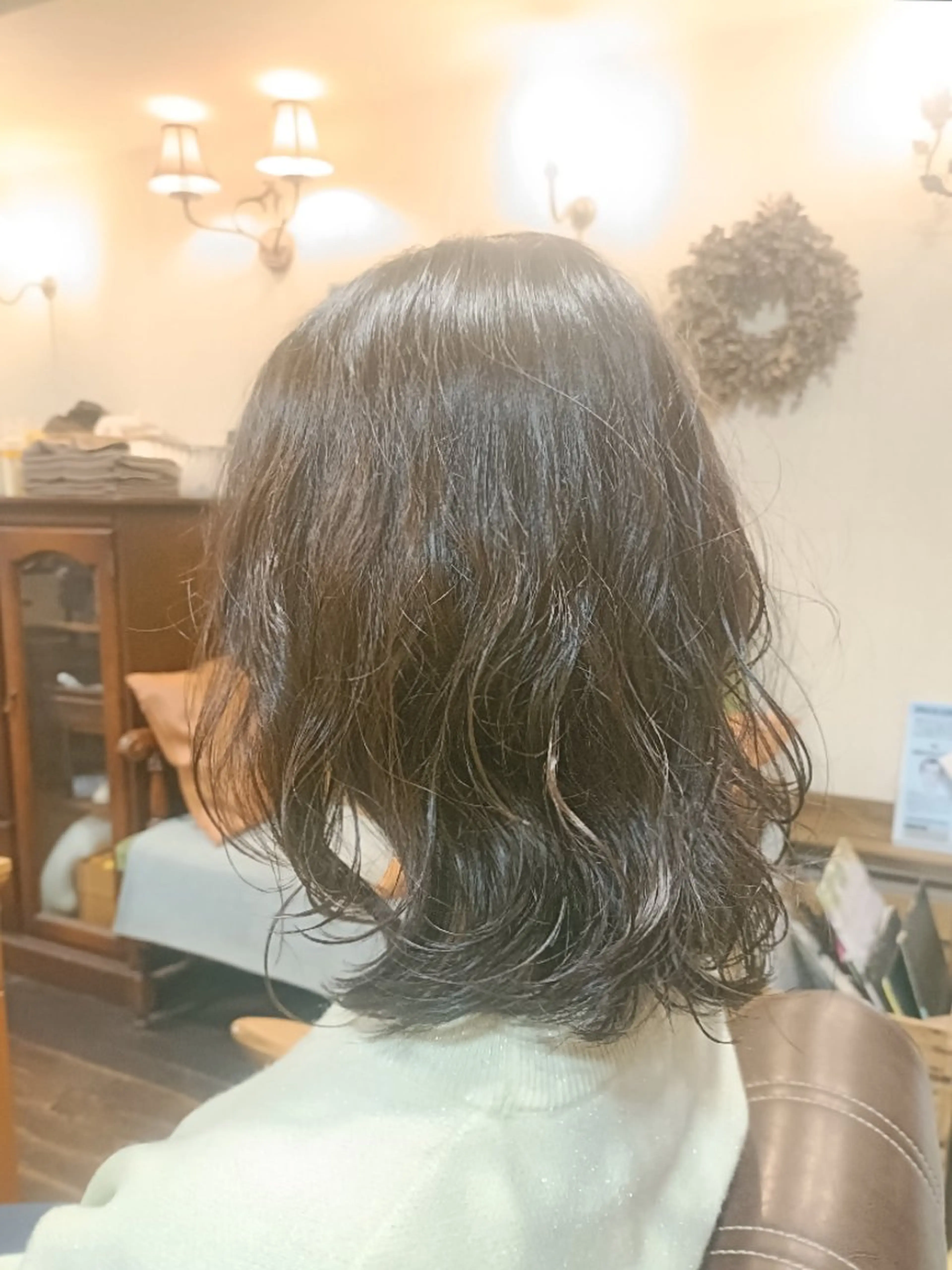 ミディアム カット パーマ ASAKO ✴︎アメリシュシュのヘアスタイル