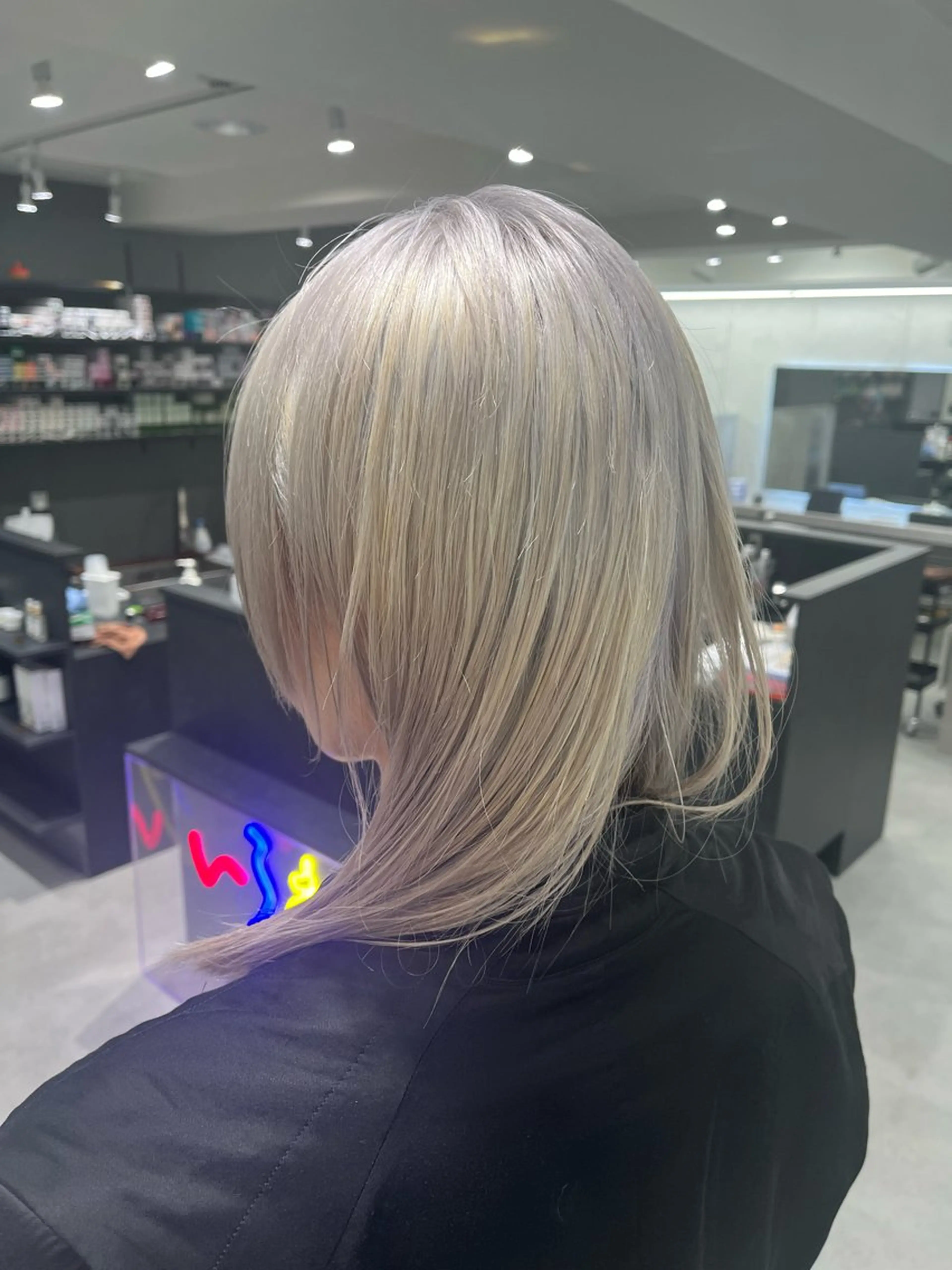 セミロング カラー いろあそび所属・カットモデル無料✨ 募集中✂️みなみ♥️のヘアスタイル