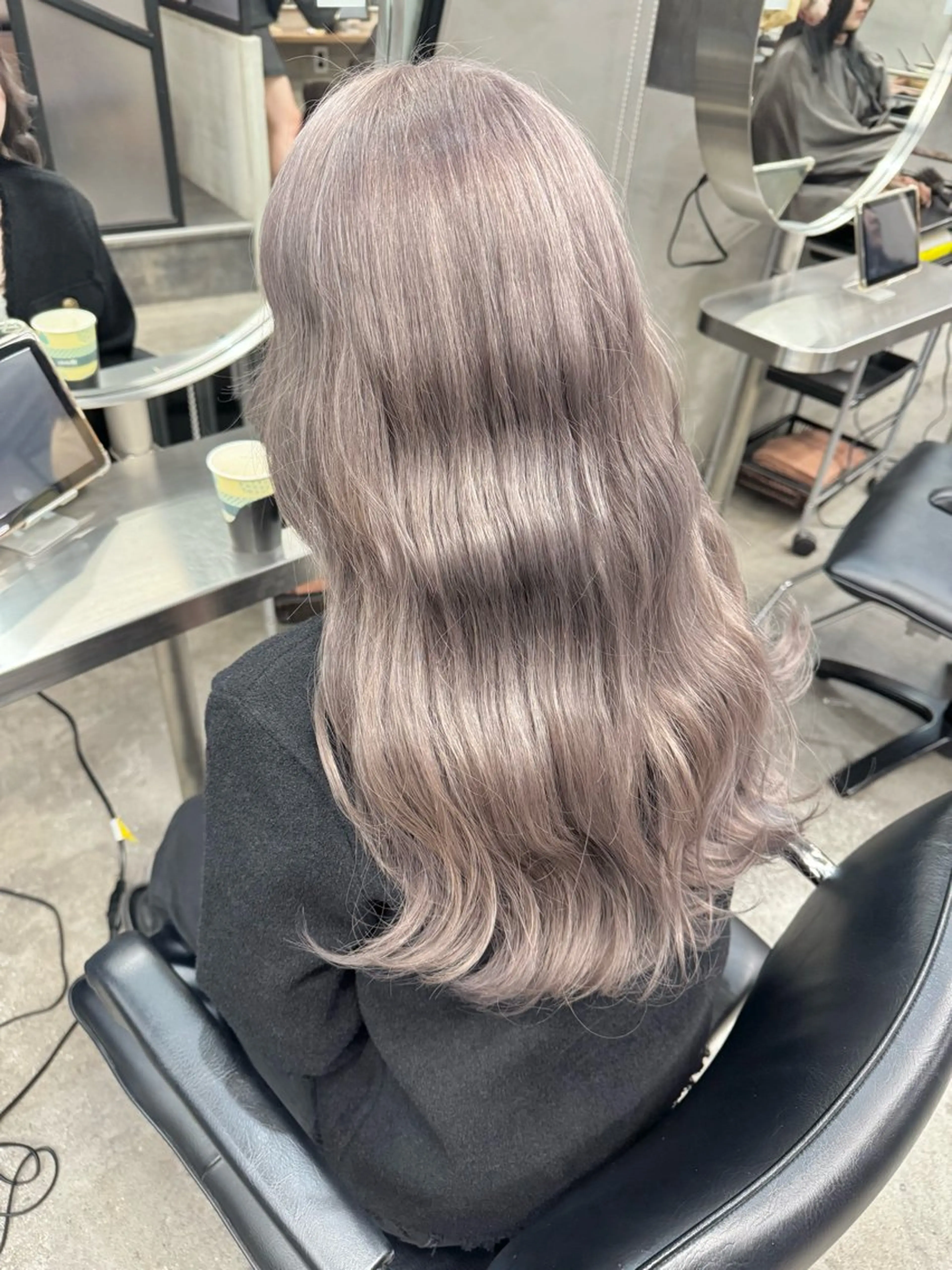 セミロング カラー ヘアカラー トリートメント ヘアセット 髪質改善&艶カラー Zina💋池袋のヘアスタイル