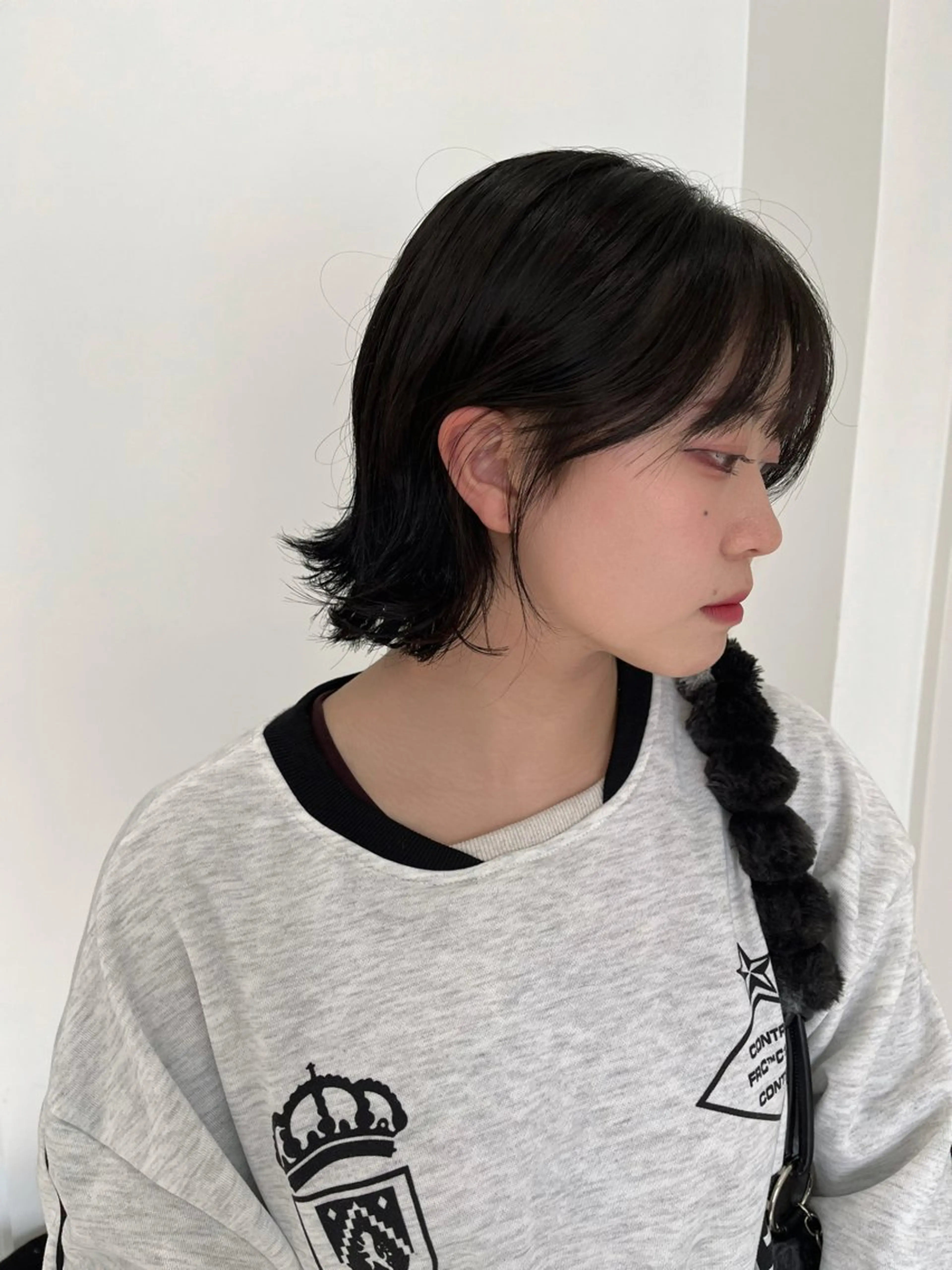 ショート 縮毛矯正/ハイトーン /パーマ/前原汐🎐のヘアスタイル