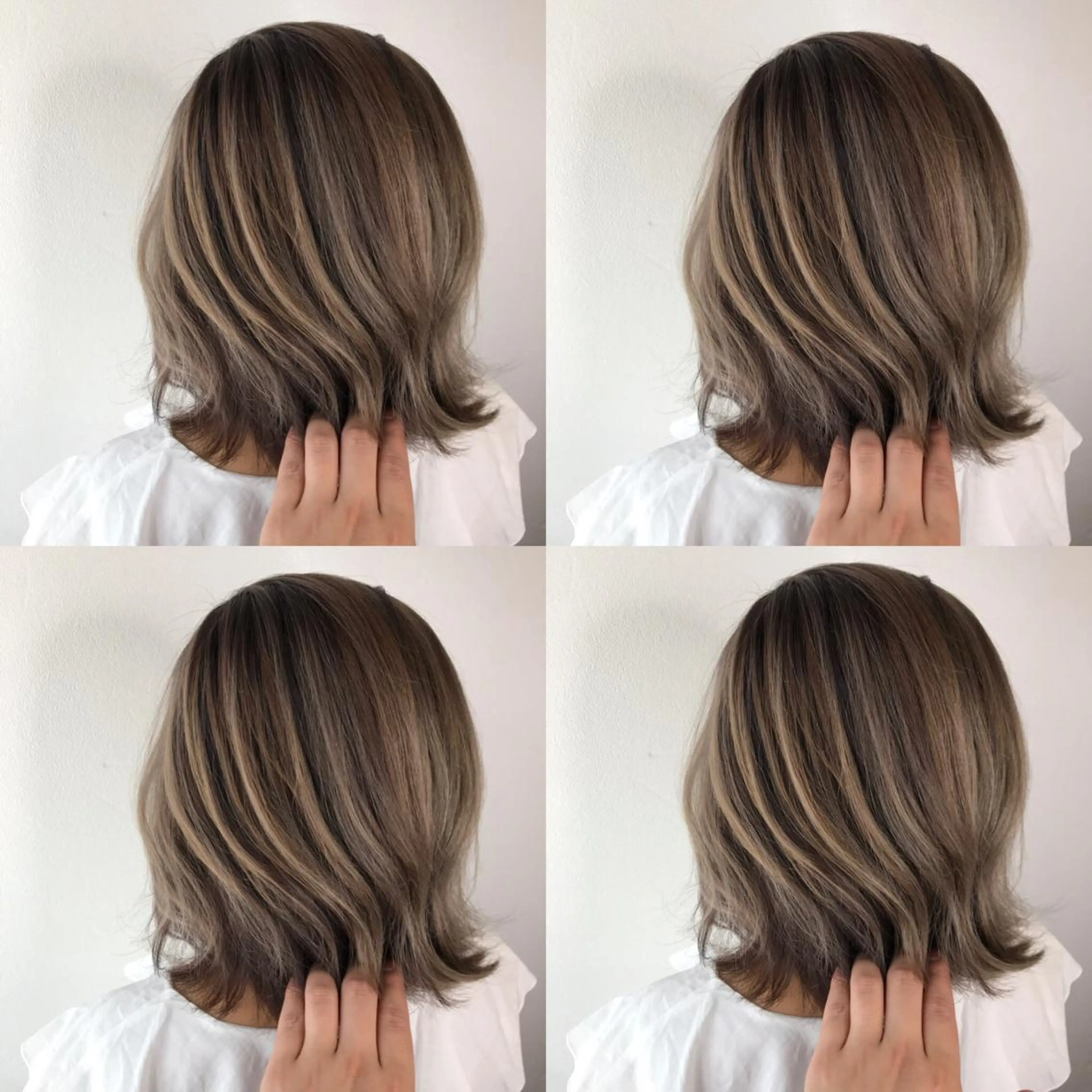 ショート カラー バレイヤージュ ベージュカラー ミルクティーベージュ レイヤーカット ヘアカラー 似合わせ/ブリーチ カラー.岡田友仁のヘアスタイル