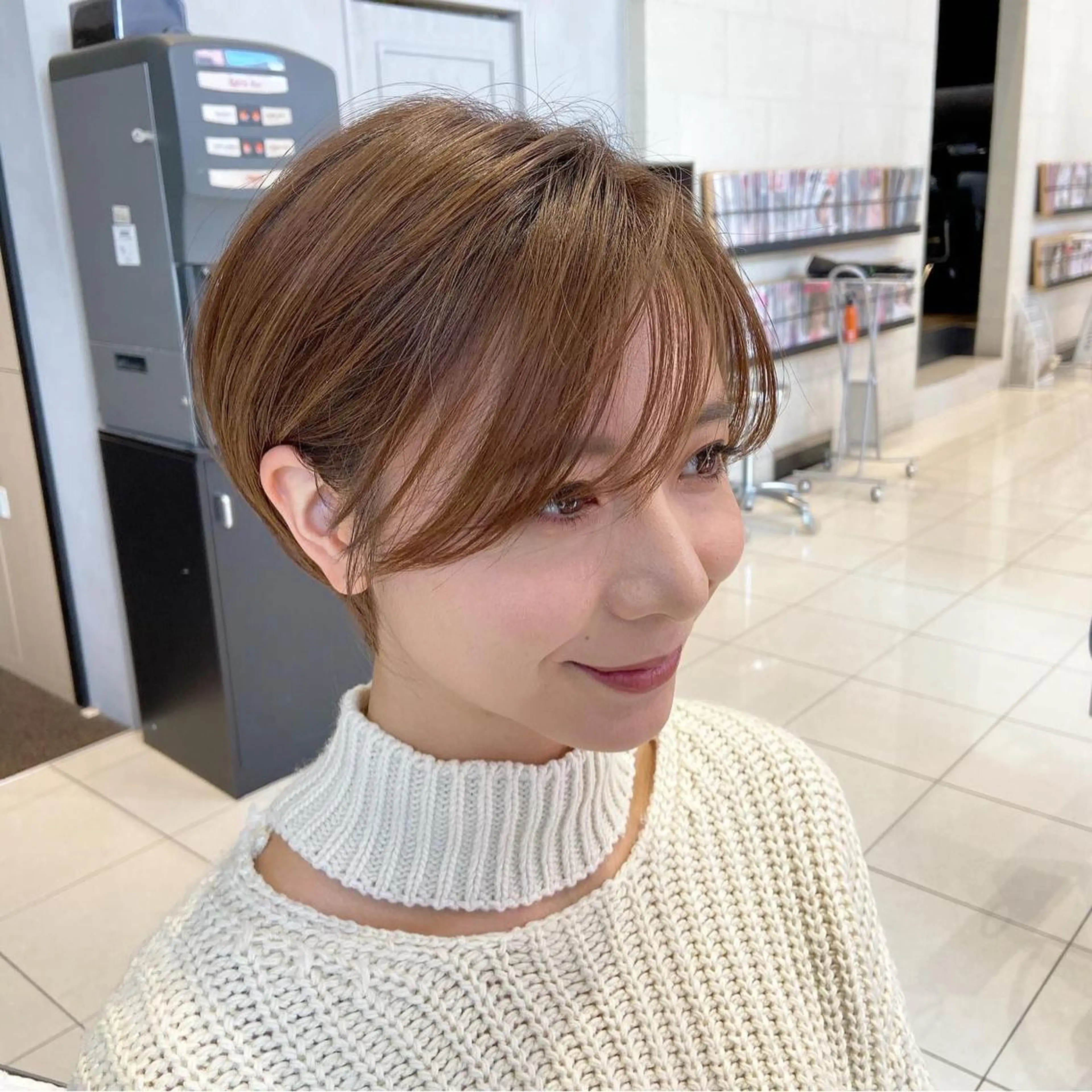 ショート ショート白髪染め無料 /河瀬謙介のヘアスタイル