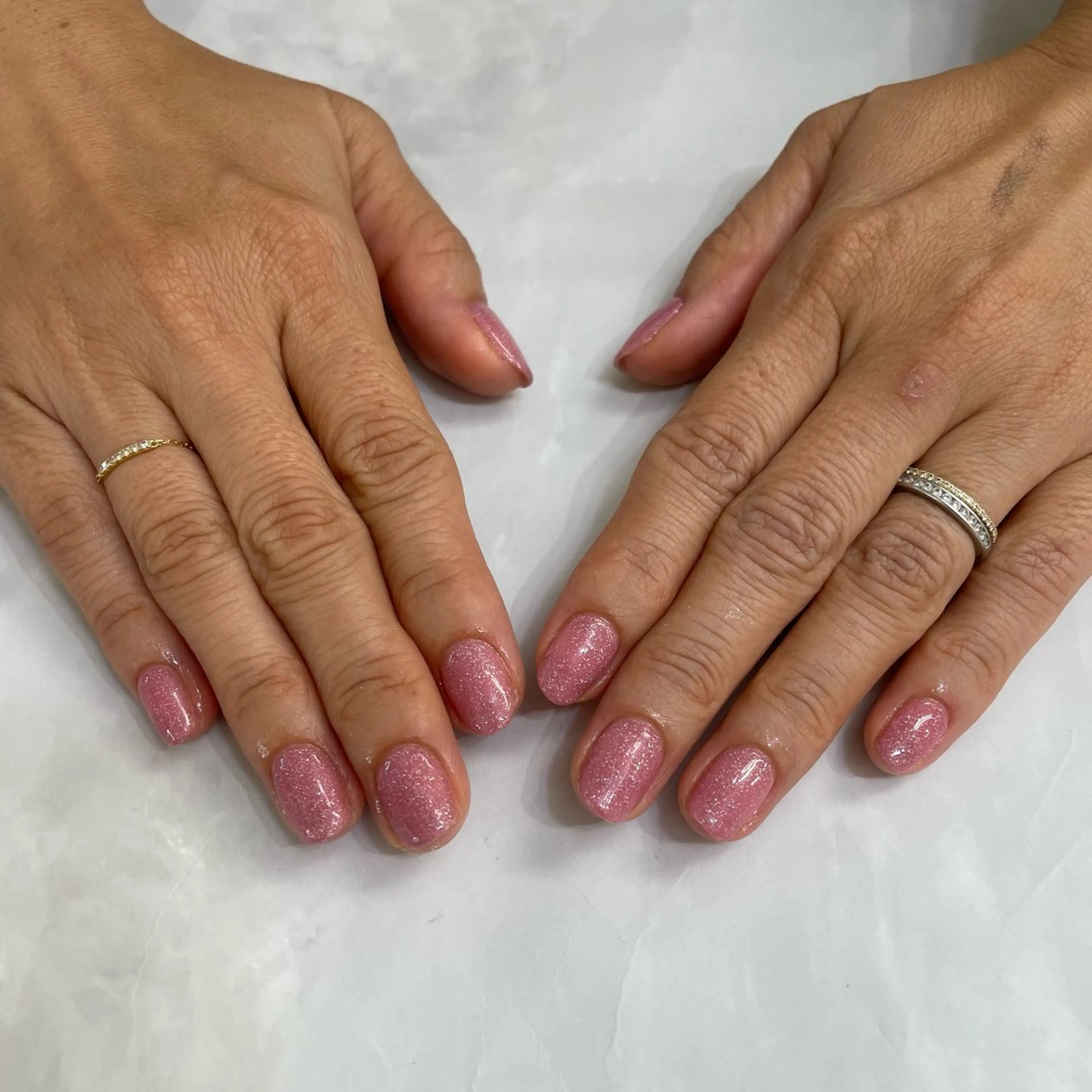 ネイル ラメ(グリッター) ワンカラーネイル ピュアネイル pureのネイルデザイン