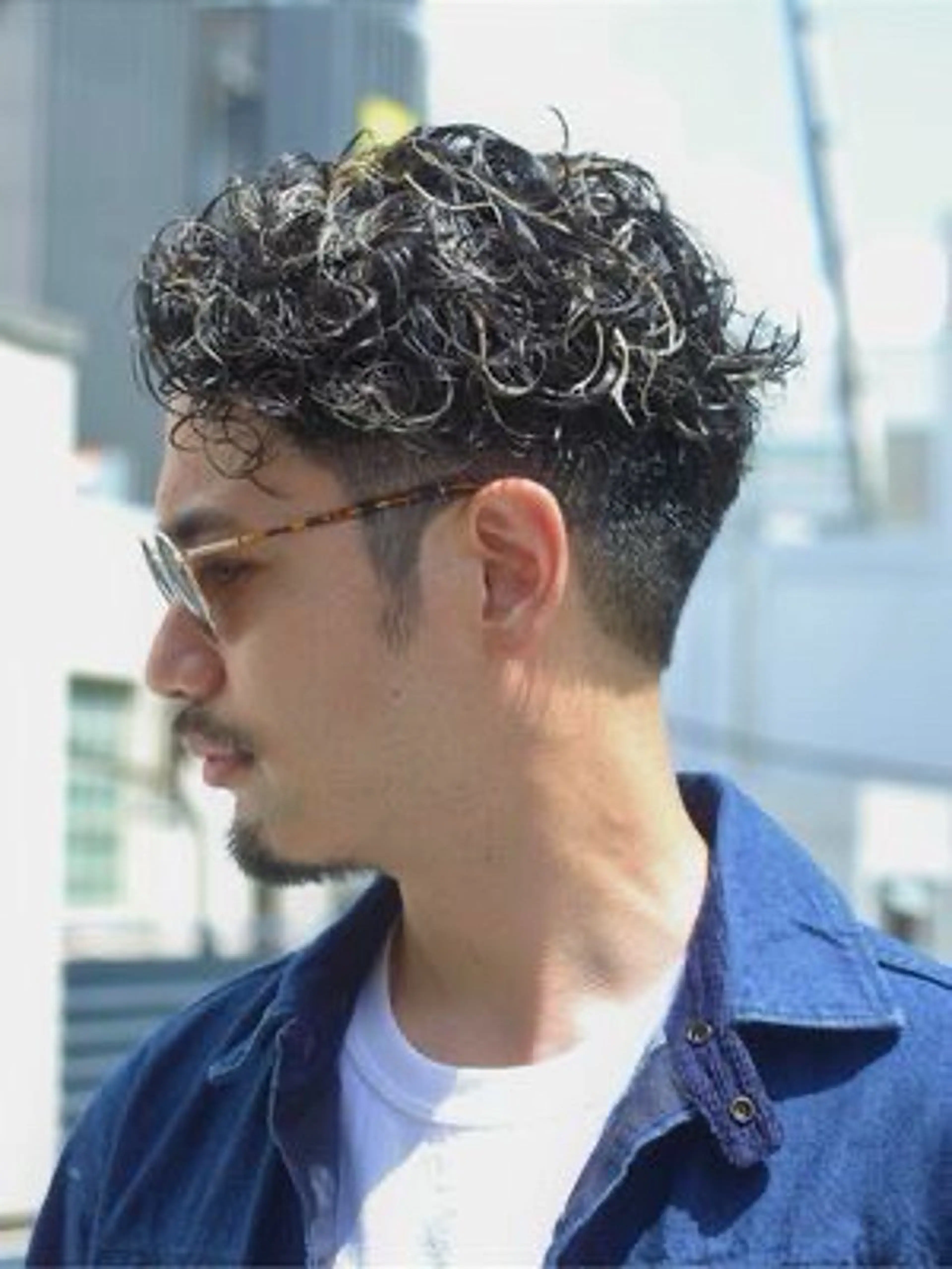 ミディアム 齋藤 梅太郎のヘアスタイル